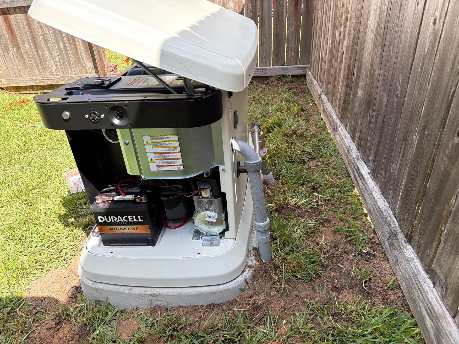 Generac Standby Generator Installation in Willis, Texas by GenTex Elite Services