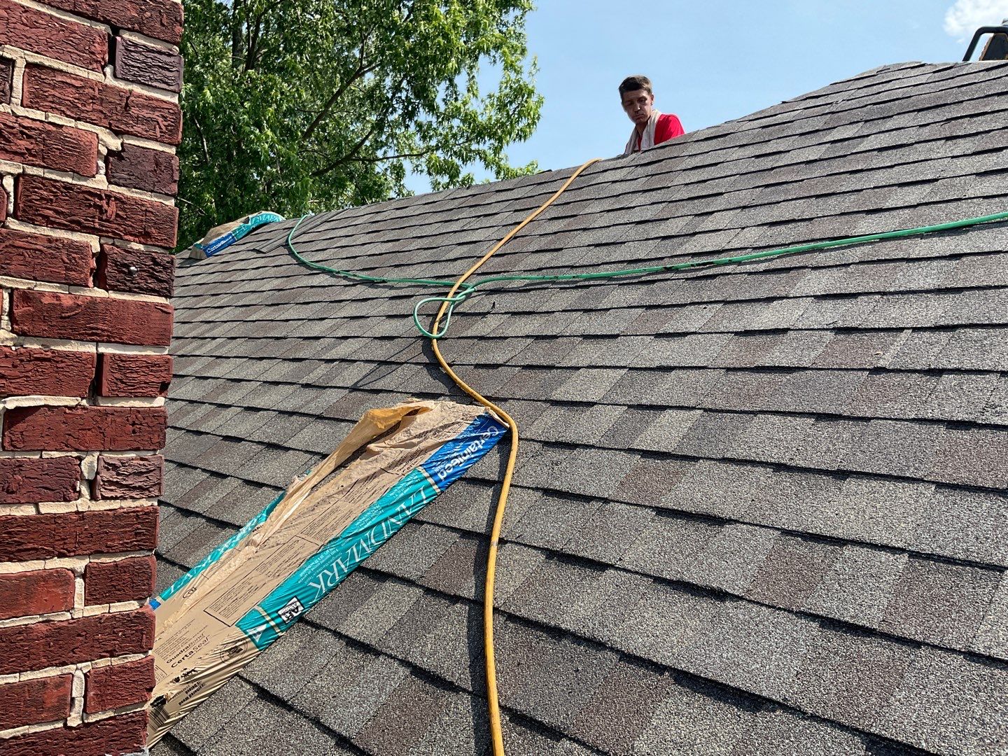 Residential Roofing Installation using Landmark Pro  by Alpha Design Services