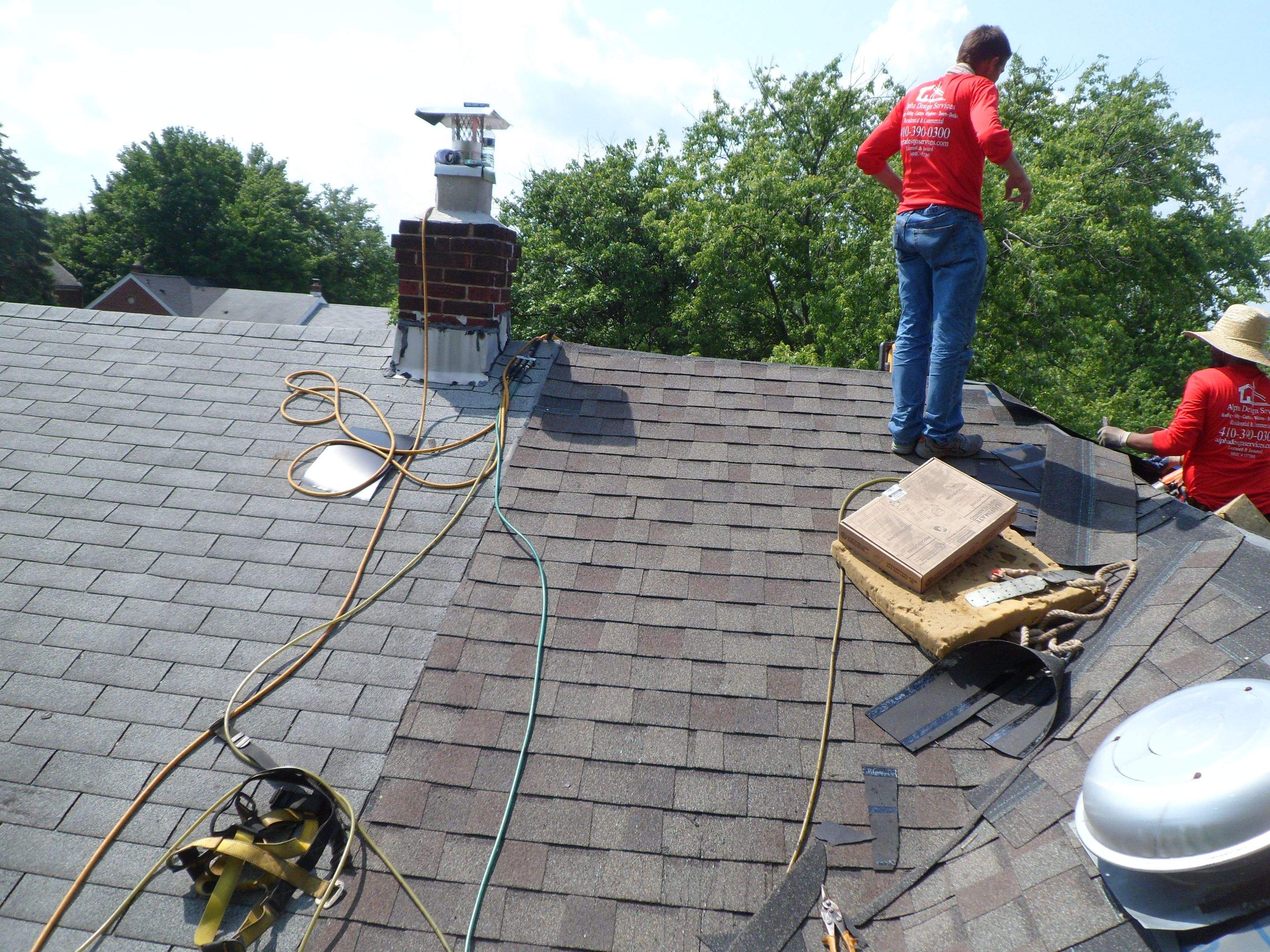Residential Roofing Installation using Landmark Pro  by Alpha Design Services