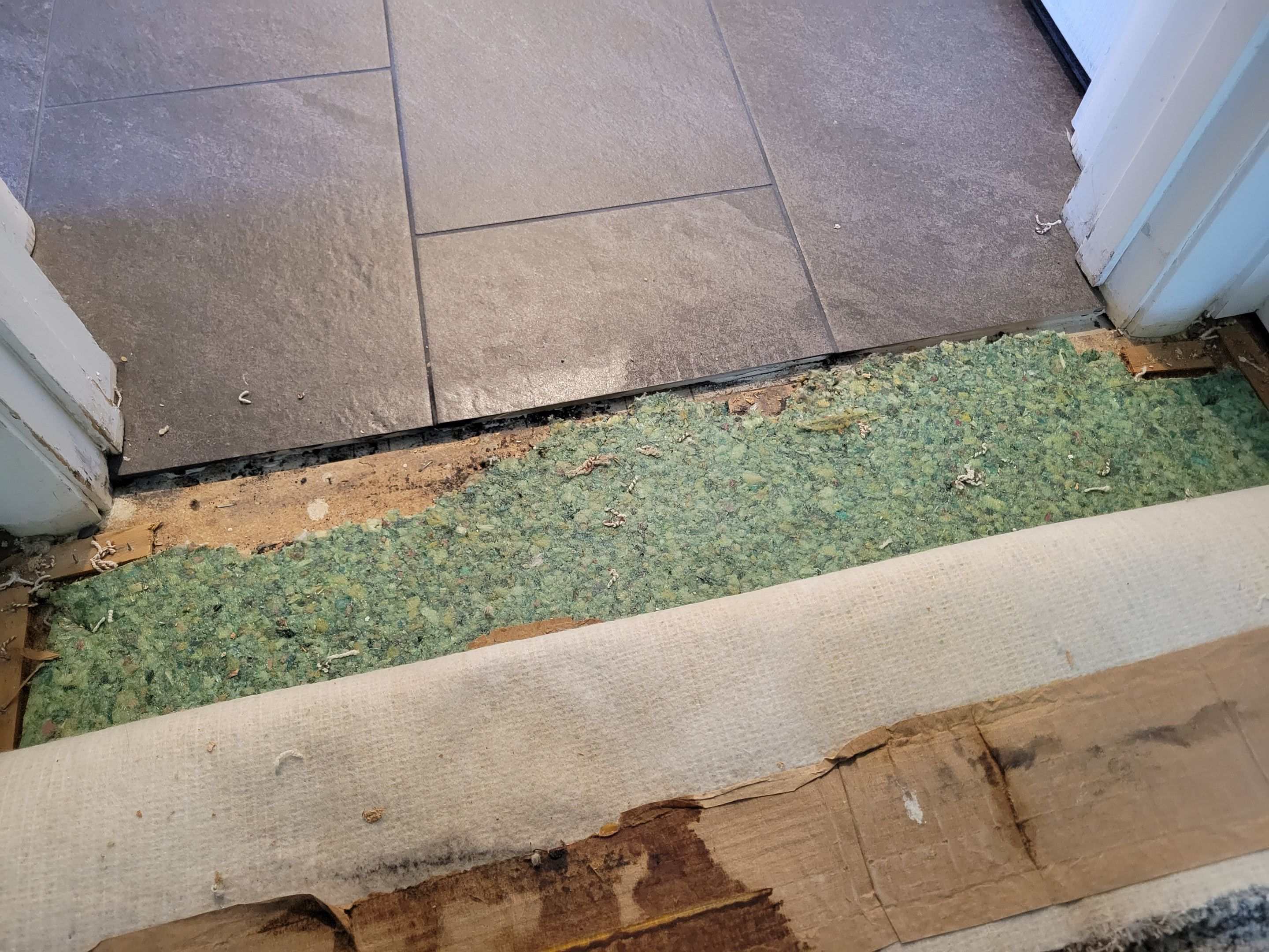 Carpet to Tile Transitions for New Flooring by Ardent Carpet Restore LLC