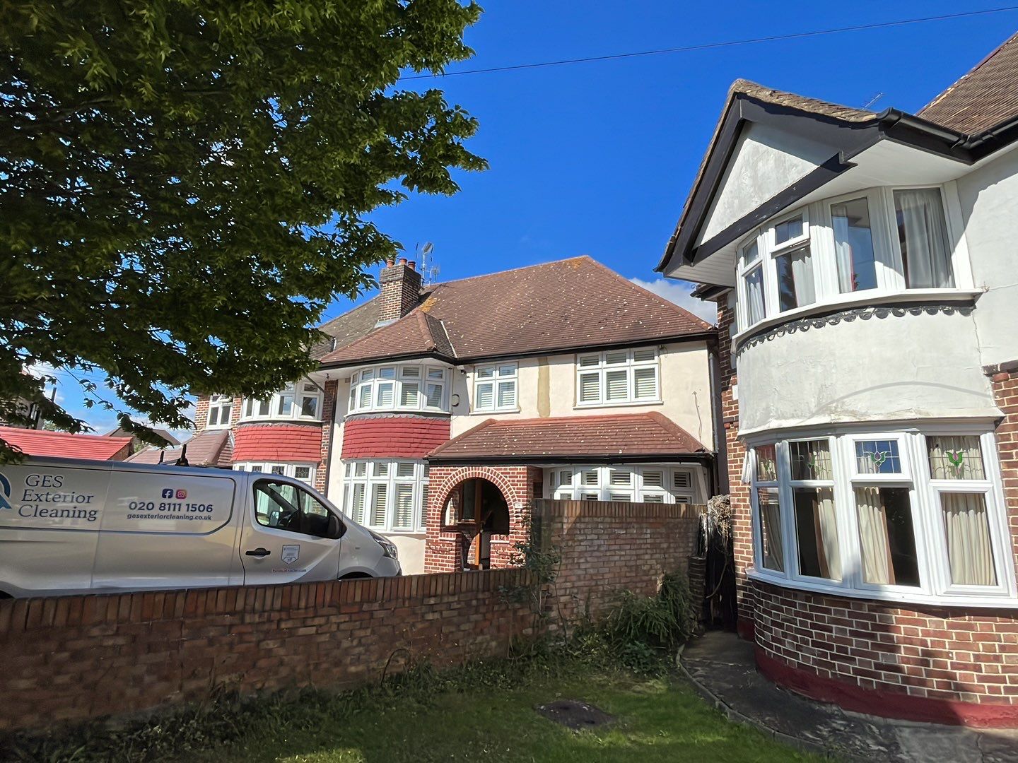 Roof Clean - Biocide Treatment using Honda 15lpm Low Pressure Washing Machine by Ges Exterior Cleaning ltd