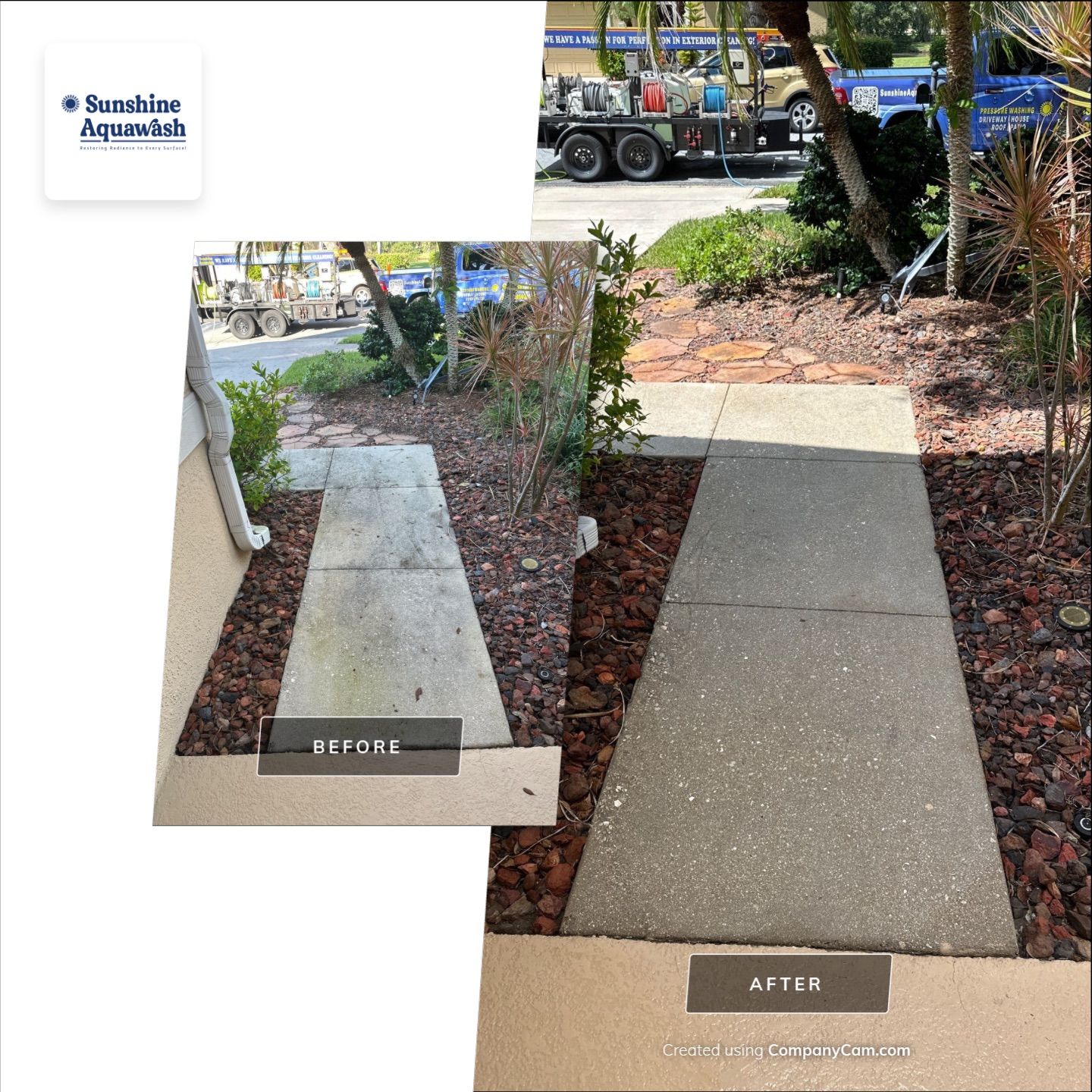 House Wash, Paver Patio Cleaning & Driveway Cleaning in Waterford – Palmetto, FL by Sunshine AquaWash