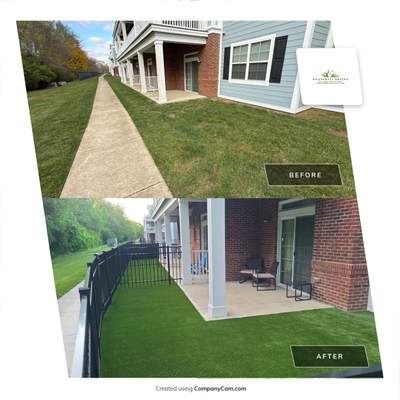 Apartment Pet Park Turf Renovation and Mini Personal Pet Yards @ Solana Apartments