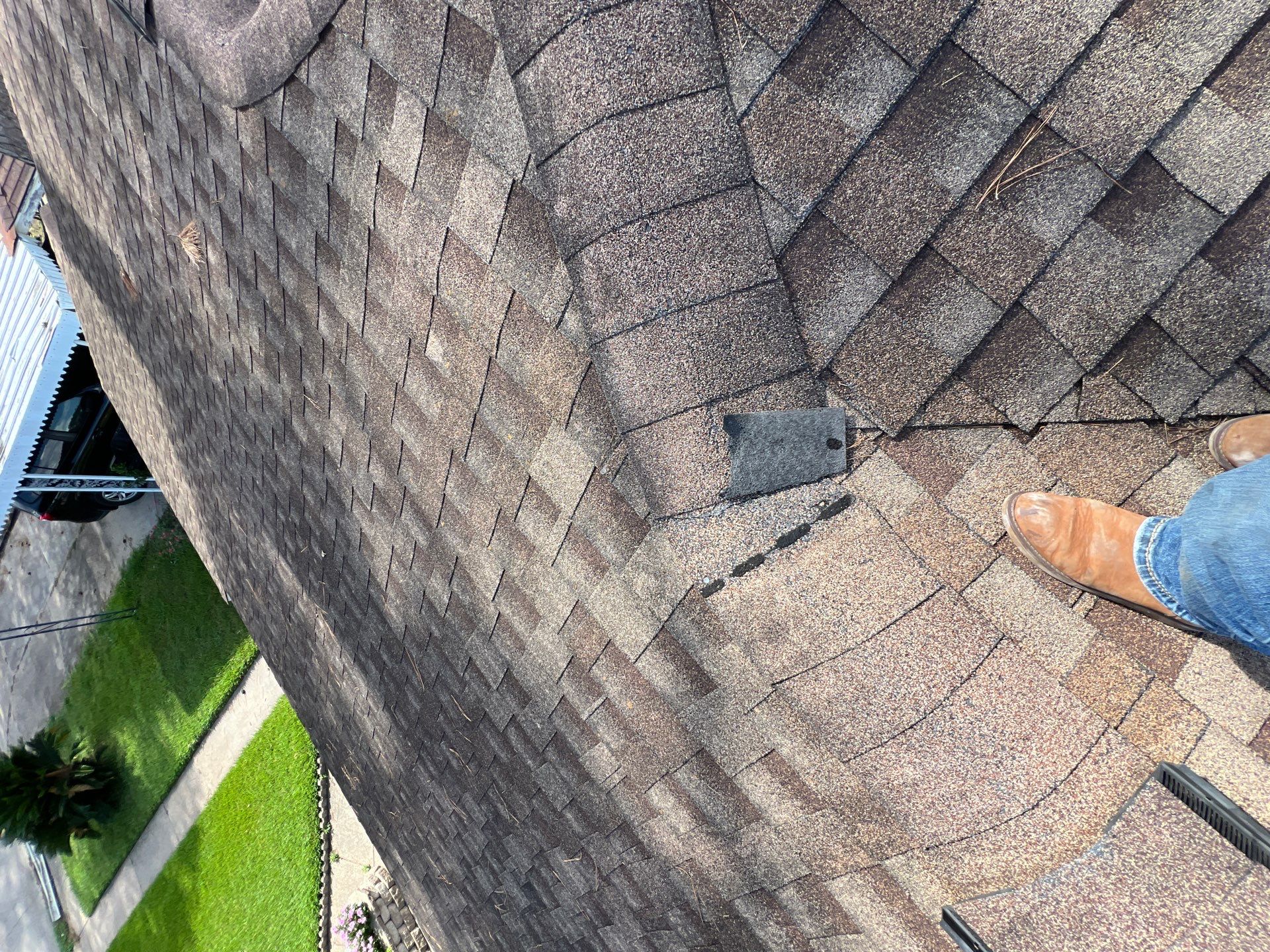 Residential Roofing Repair using Owen's Corning Duration (Lifetime) Shingles by Roof Repair Company