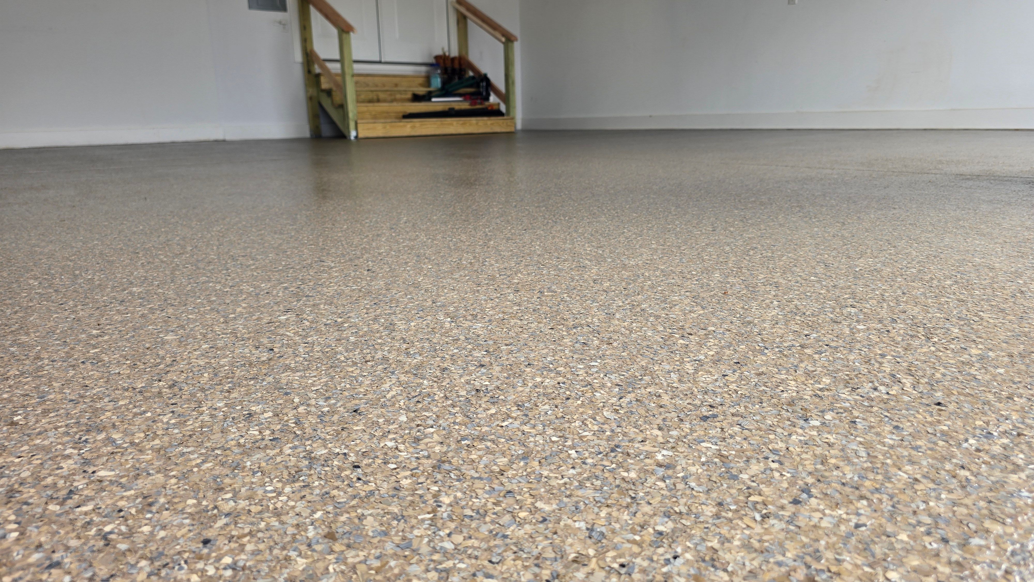 Garage using Obsidian by Elite Floor Solutions