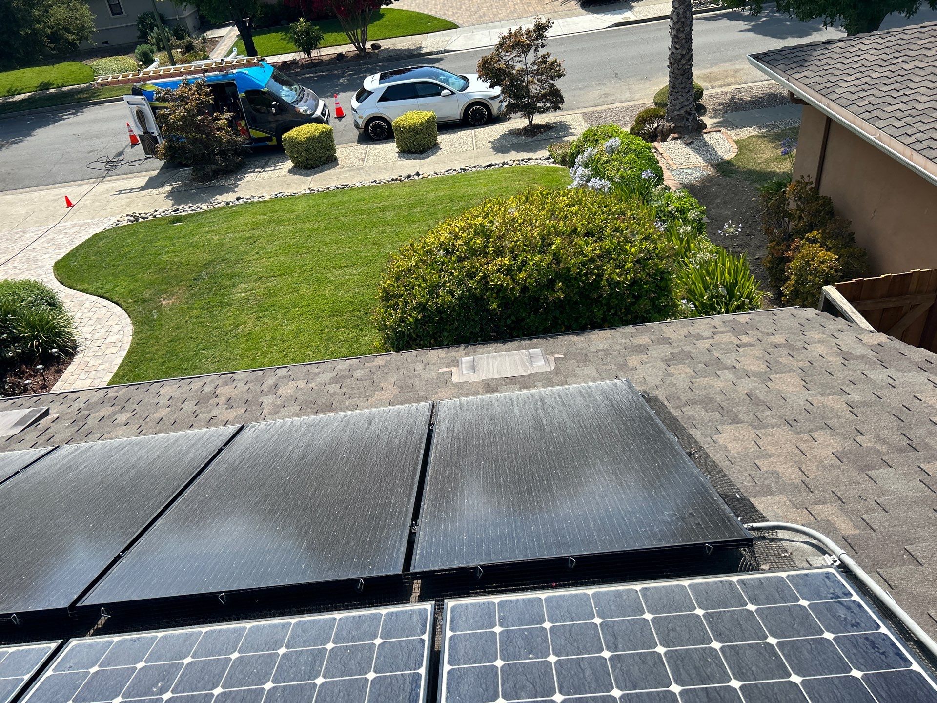 Solar Panel Critter Guard Installation by All One Solar Shine