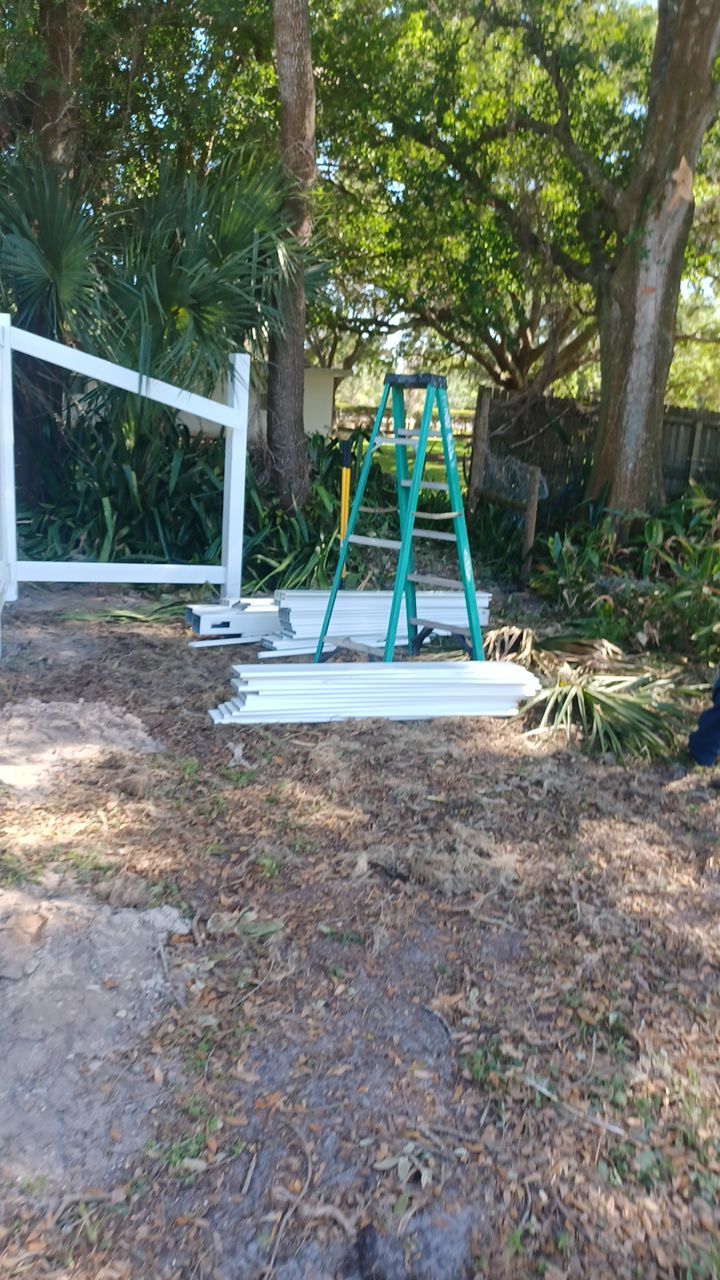 Bradenton, FL 6ft. Tall White Vinyl Privacy Fence by Asap fence and gates, LLC