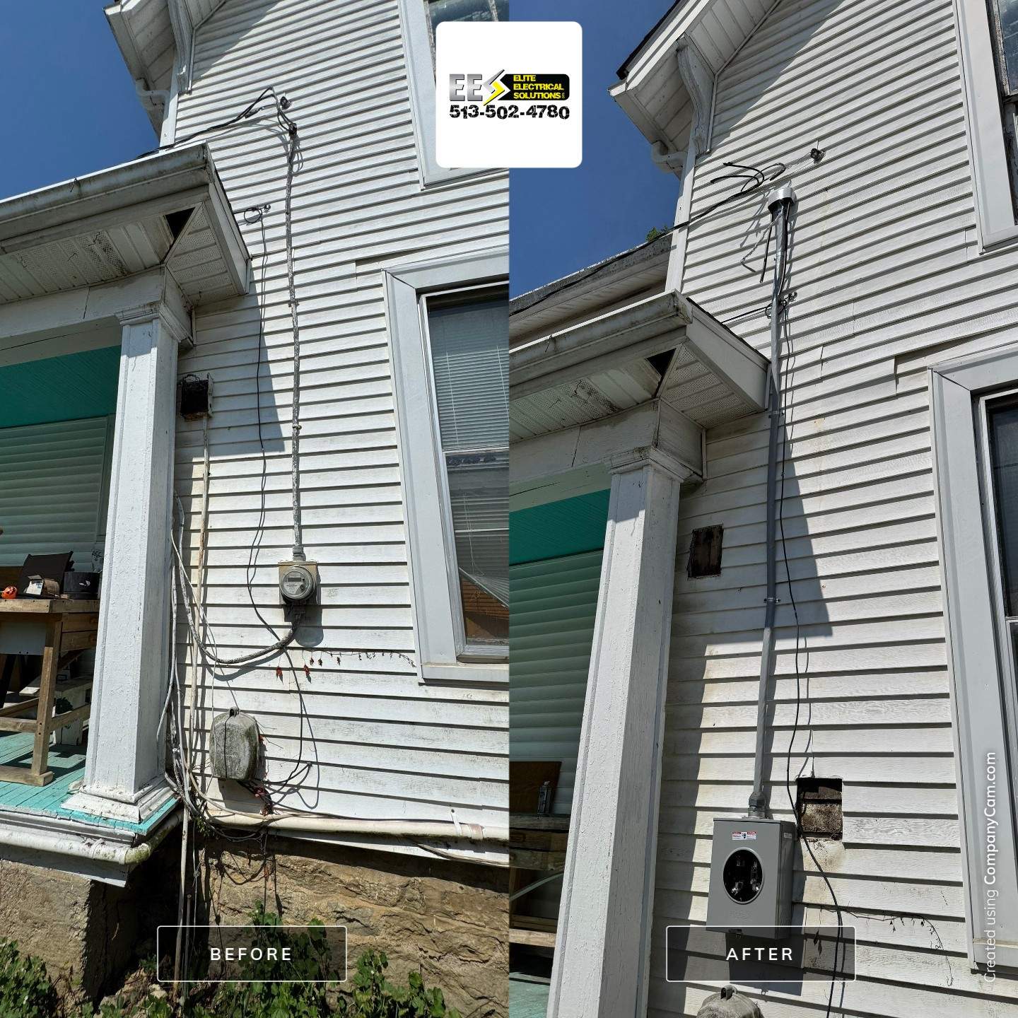 Project in Guilford (Service Upgrade) by Elite Electrical Solutions LLC