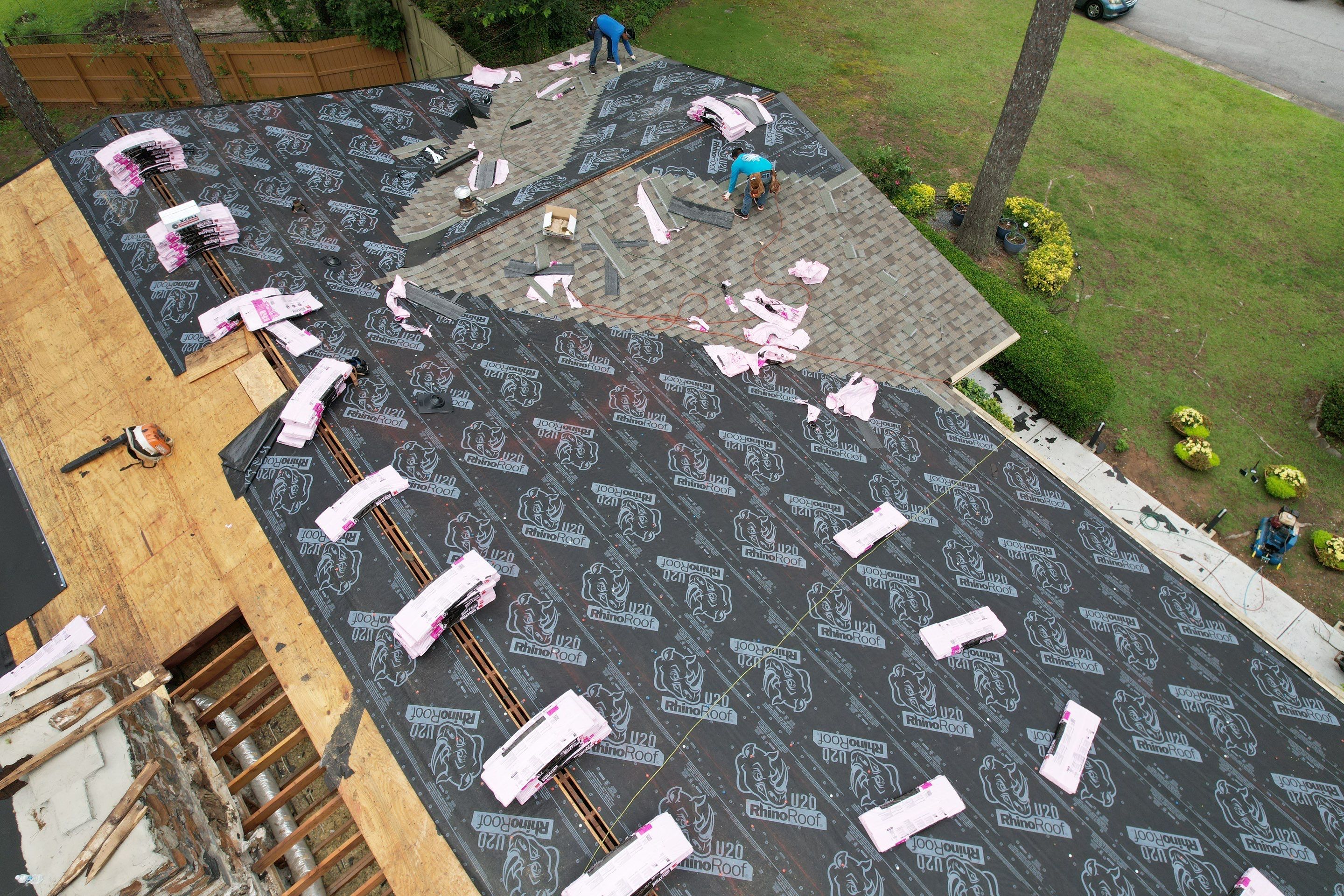 Residential Roofing Installation using Owens Corning by Inspector Roofing and Restoration
