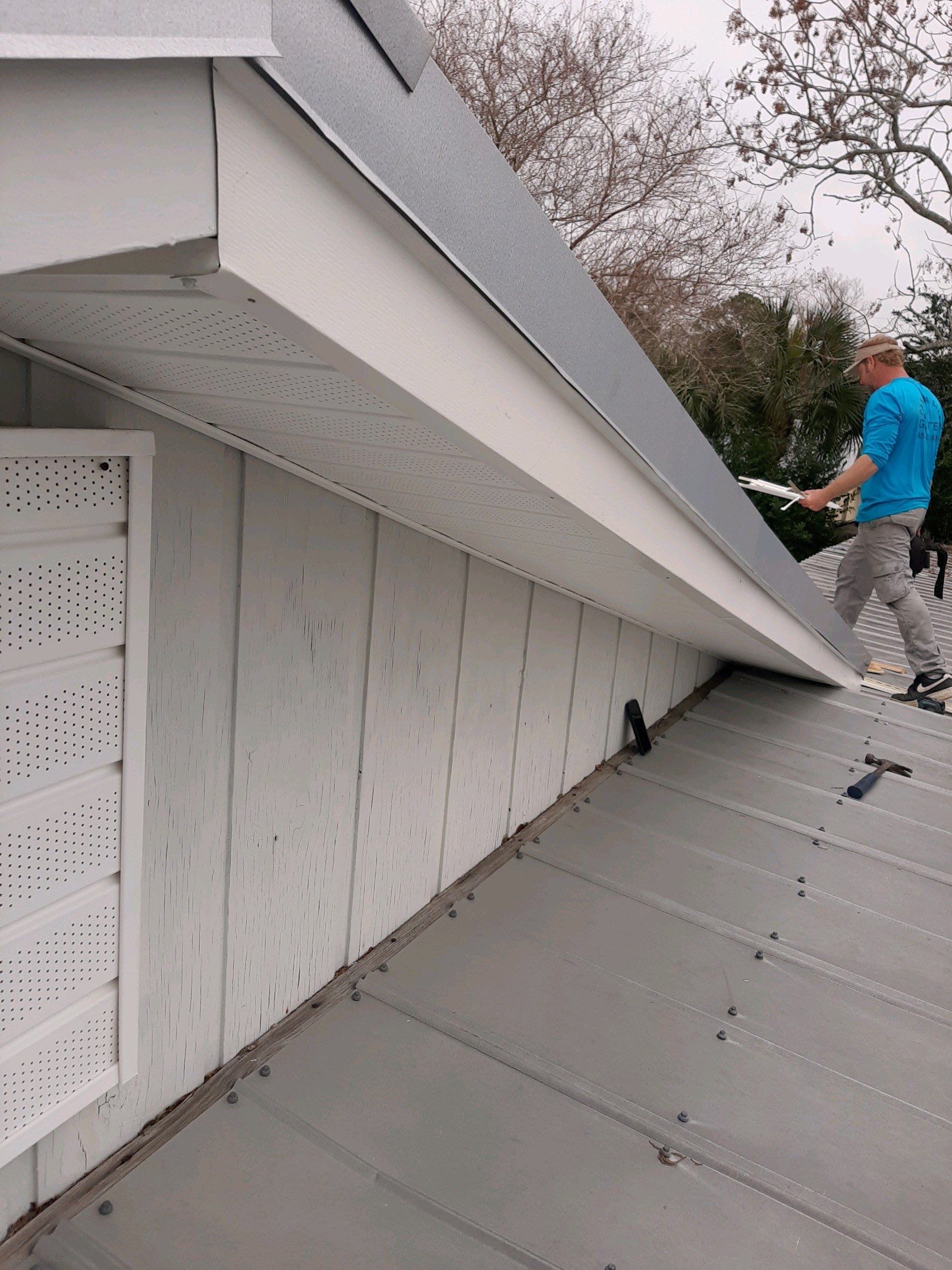 Soffit, Fascia, and Seamless Gutter Installation by Gutter Professors