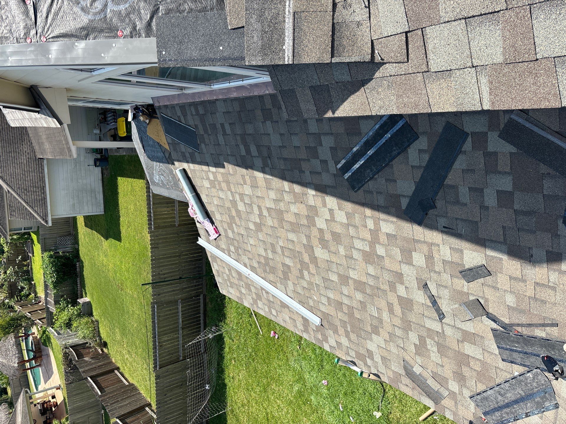 Residential Roofing Installation using Owen's Corning Duration (Lifetime) Shingles by Roof Repair Company