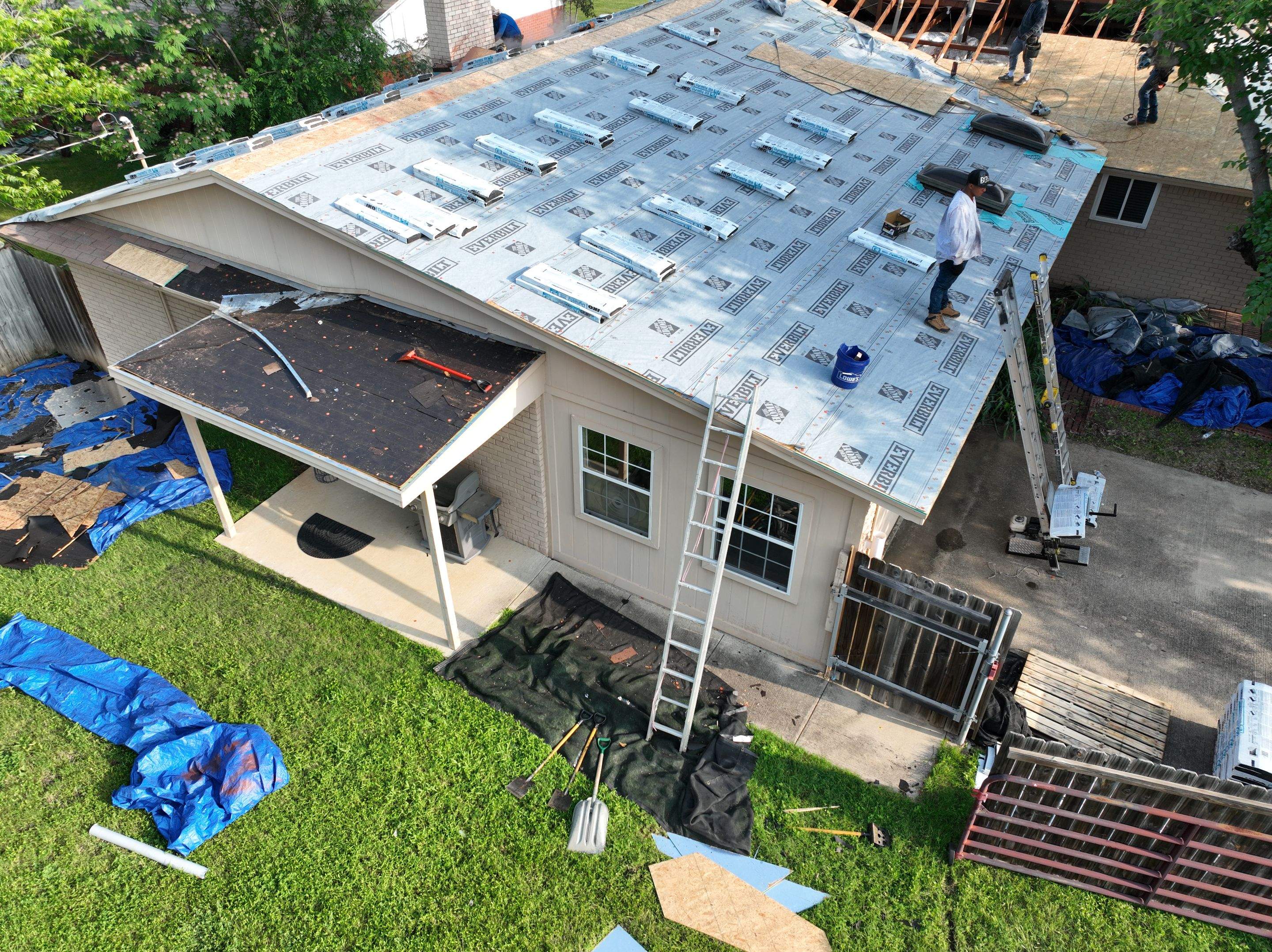 Residential Roofing Installation using IKO Dynasty Class 3 Shingles by Becker Roofing and Exteriors
