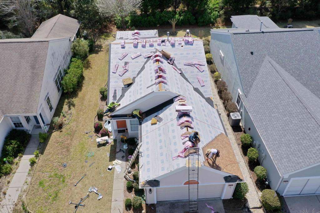 Residential Roofing Installation using Owens Corning® Oakridge Tru-Def Desert Tan by Indigo State Roofing