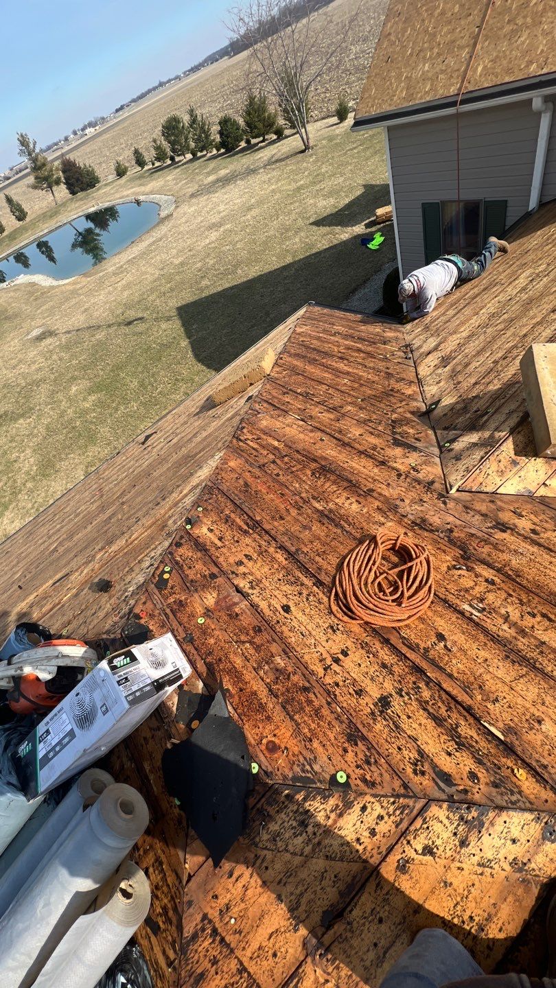 Residential Roofing Installation using GAF Timberline HDZ Charcoal by Nitro Roofing and Construction