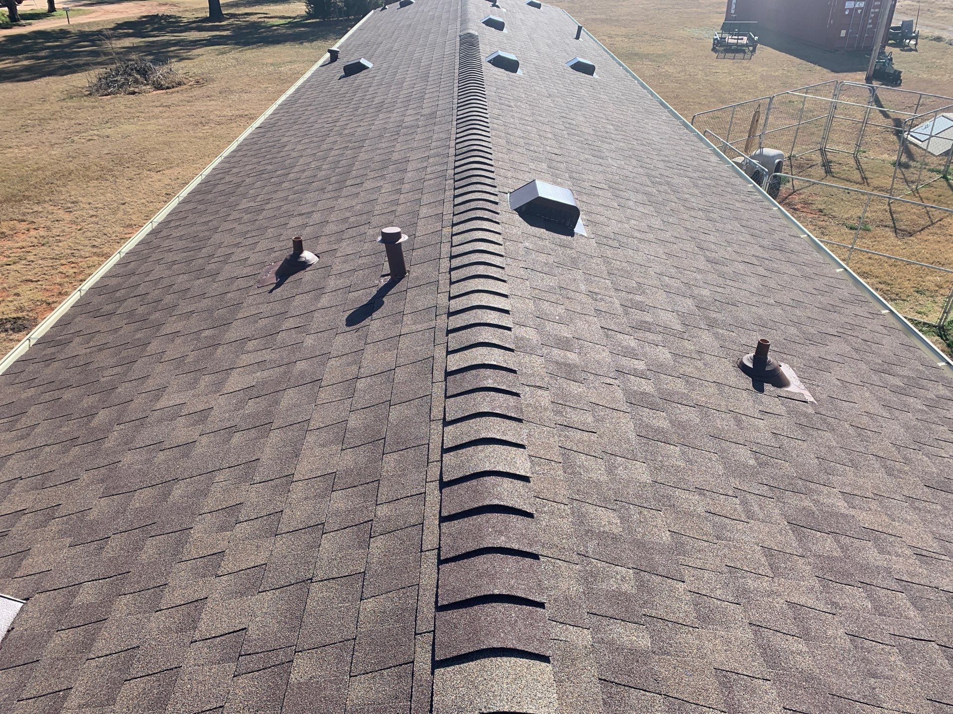 roof and vent replacement in Tuttle by McCann's Roofing and Construction