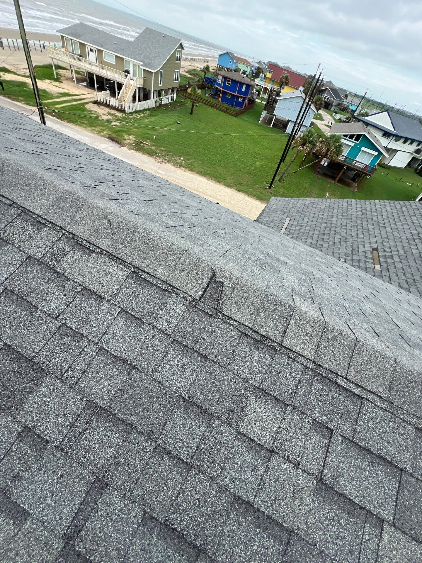 Hail Damage using Owen's Corning Duration (Lifetime) Shingles by Roof Repair Company