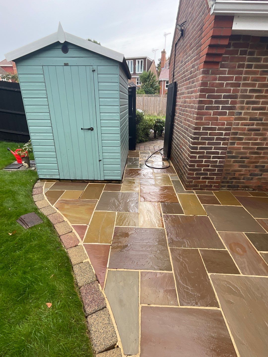 Roof -Patio -Side Path Clean using Honda 15lpm Low Pressure Washing Machine by Ges Exterior Cleaning ltd