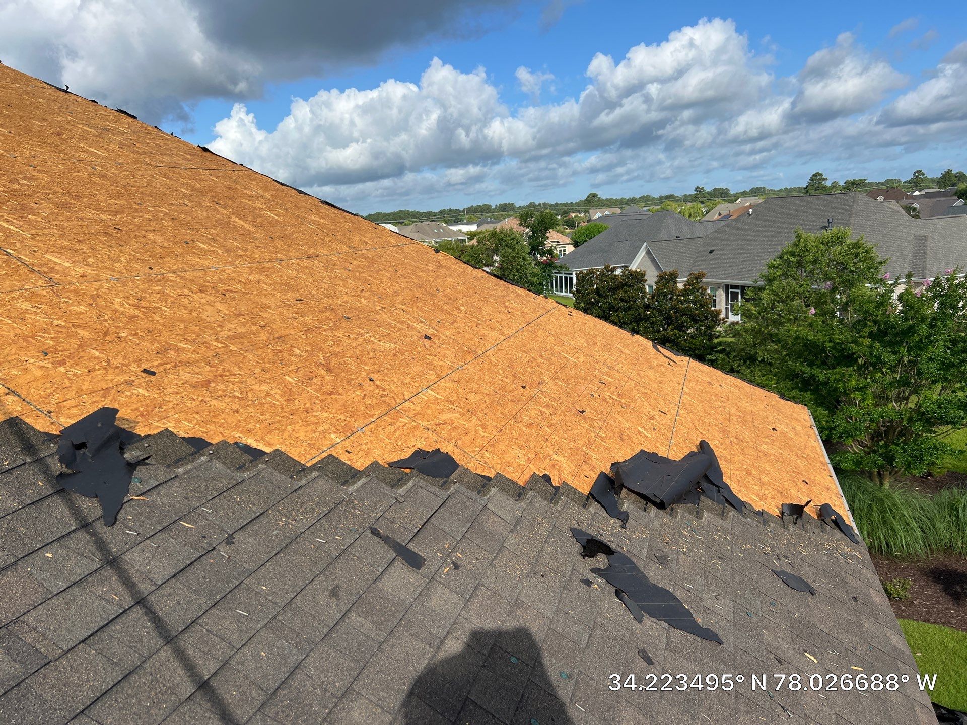 Landfall Roof Repair using CT Landmark Weathered Wood by RGR Construction and Roofing, LLC