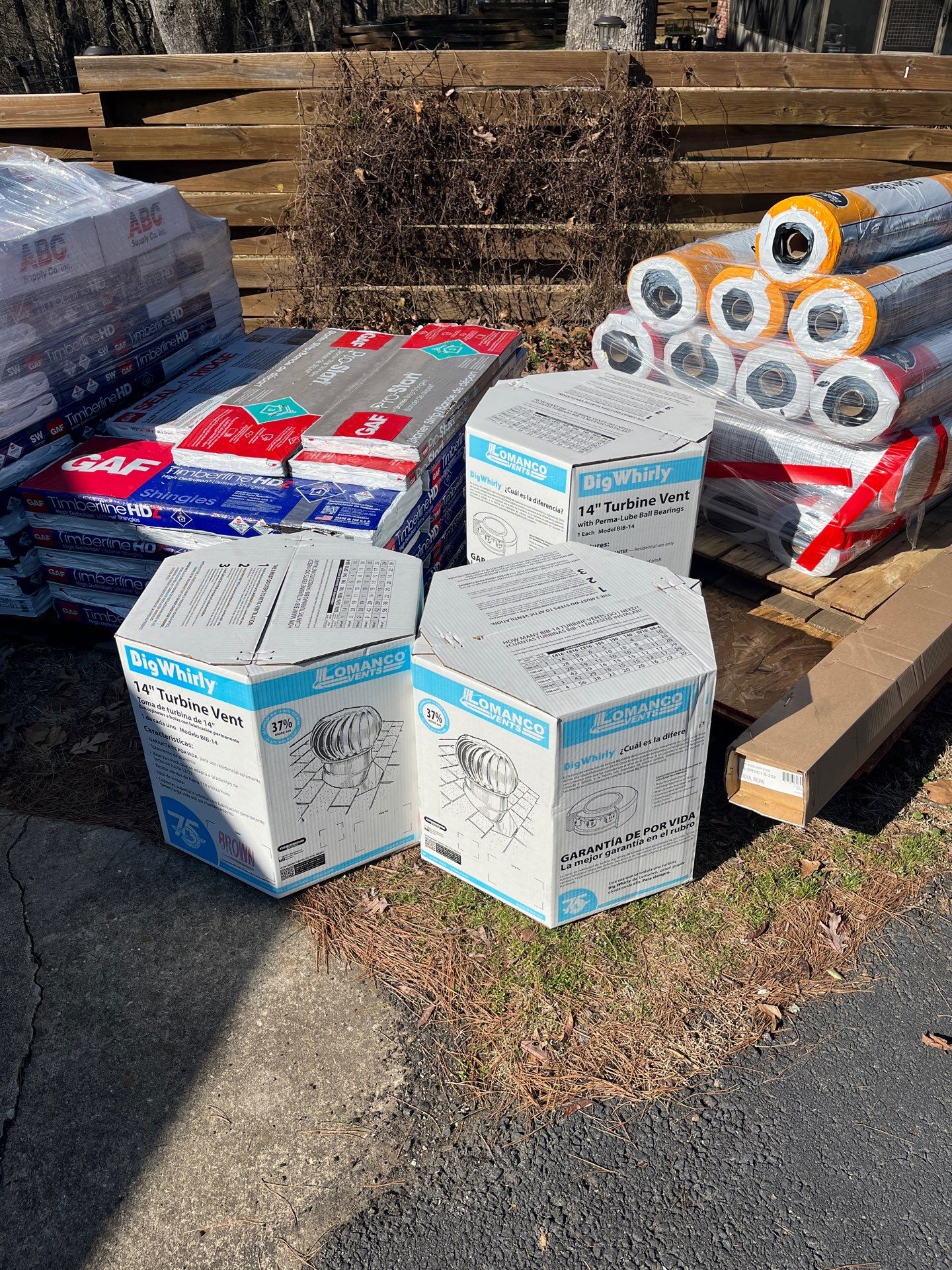 Residential Roof Replacement With GAF Architectural Shingles in Hot Springs by Temple Roofing and Exteriors