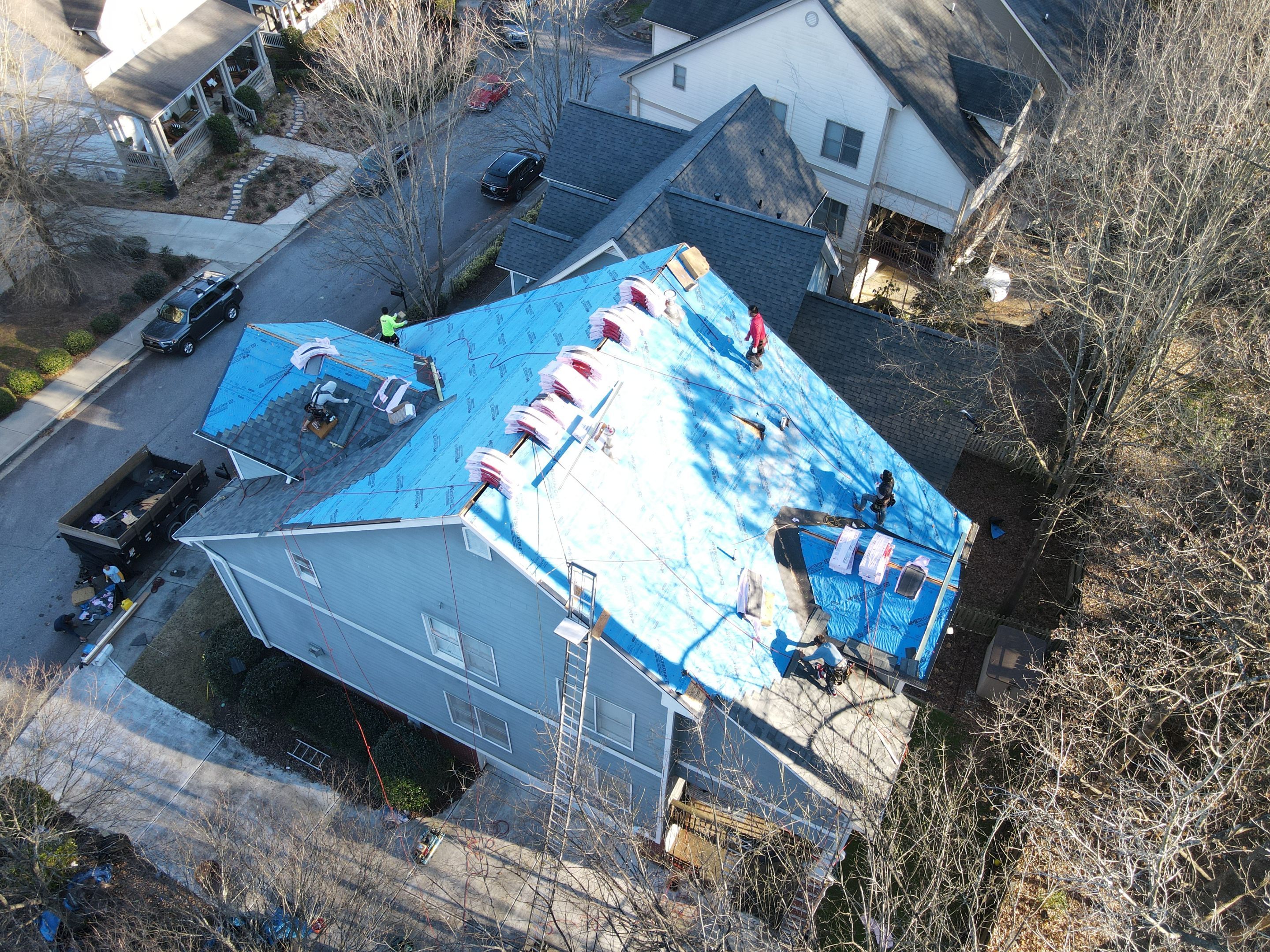 Residential Roofing Installation using Owens Corning by Inspector Roofing and Restoration
