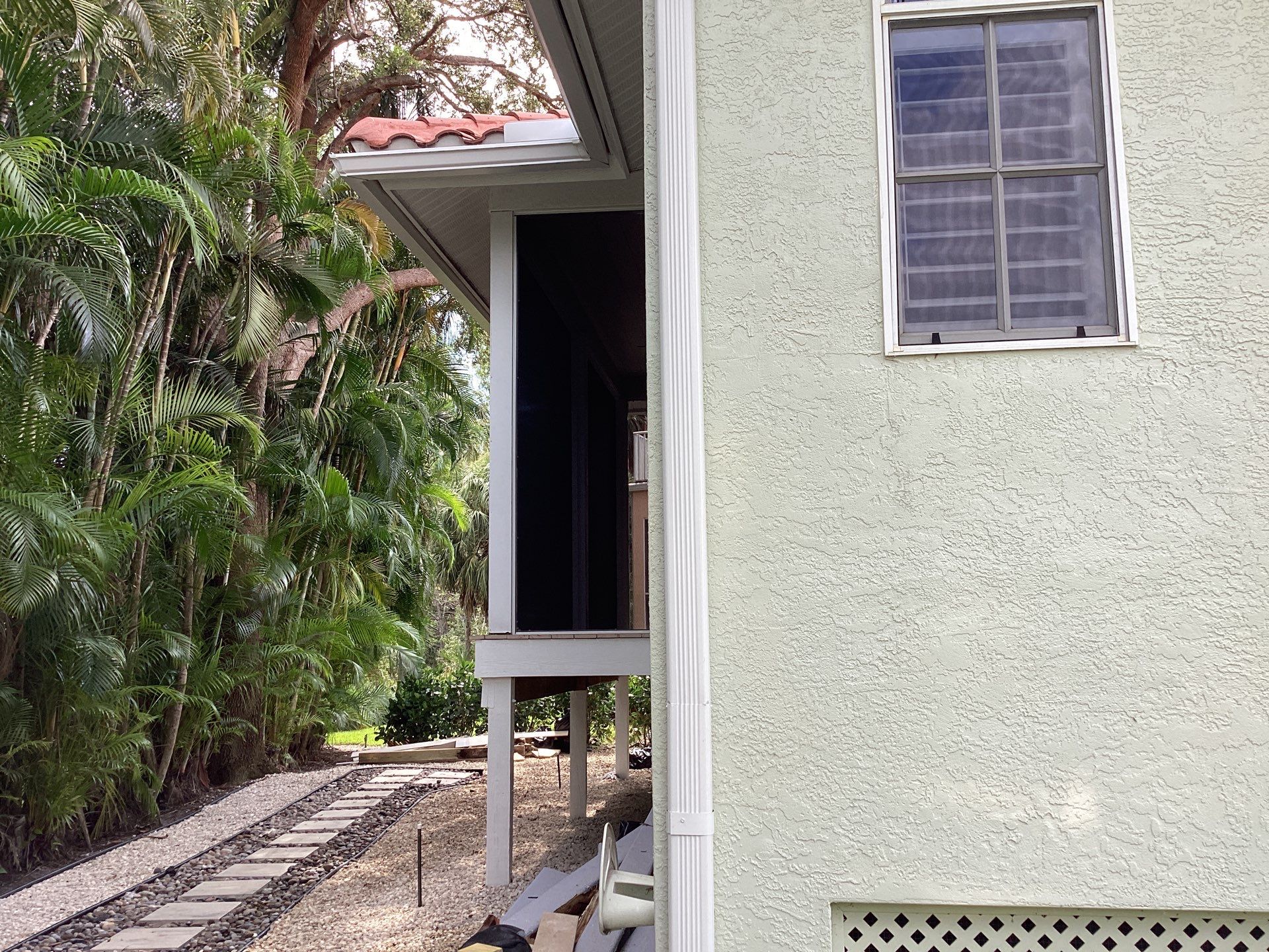 Downspout and Elbow Installation in Bonita Springs FL by Gutter Professors