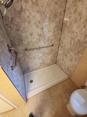 Bathroom Remodel using Acrylic
