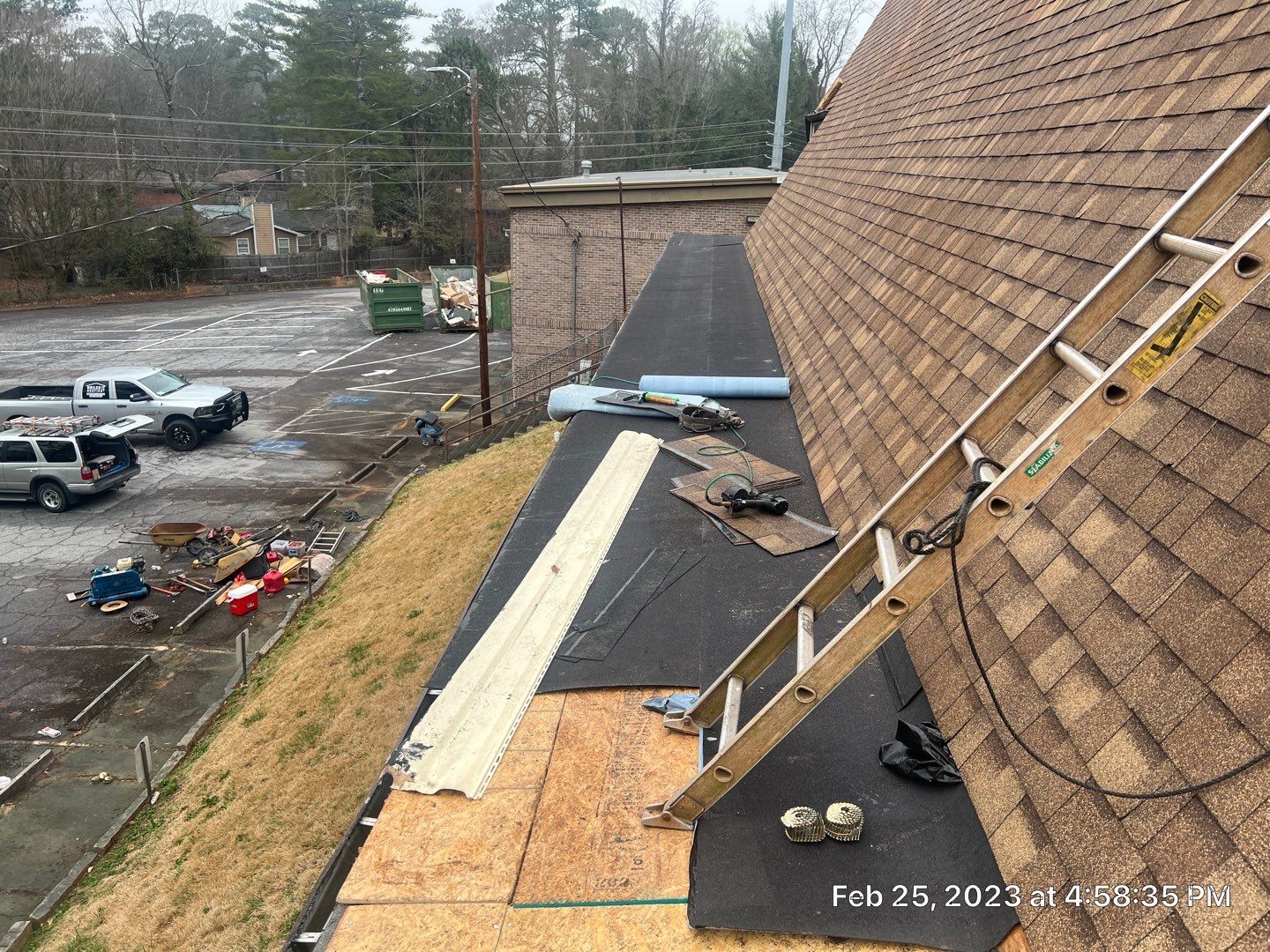  roof replacement using OC trudef duration roofing system by Nailed It Roofing & Remodeling LLC