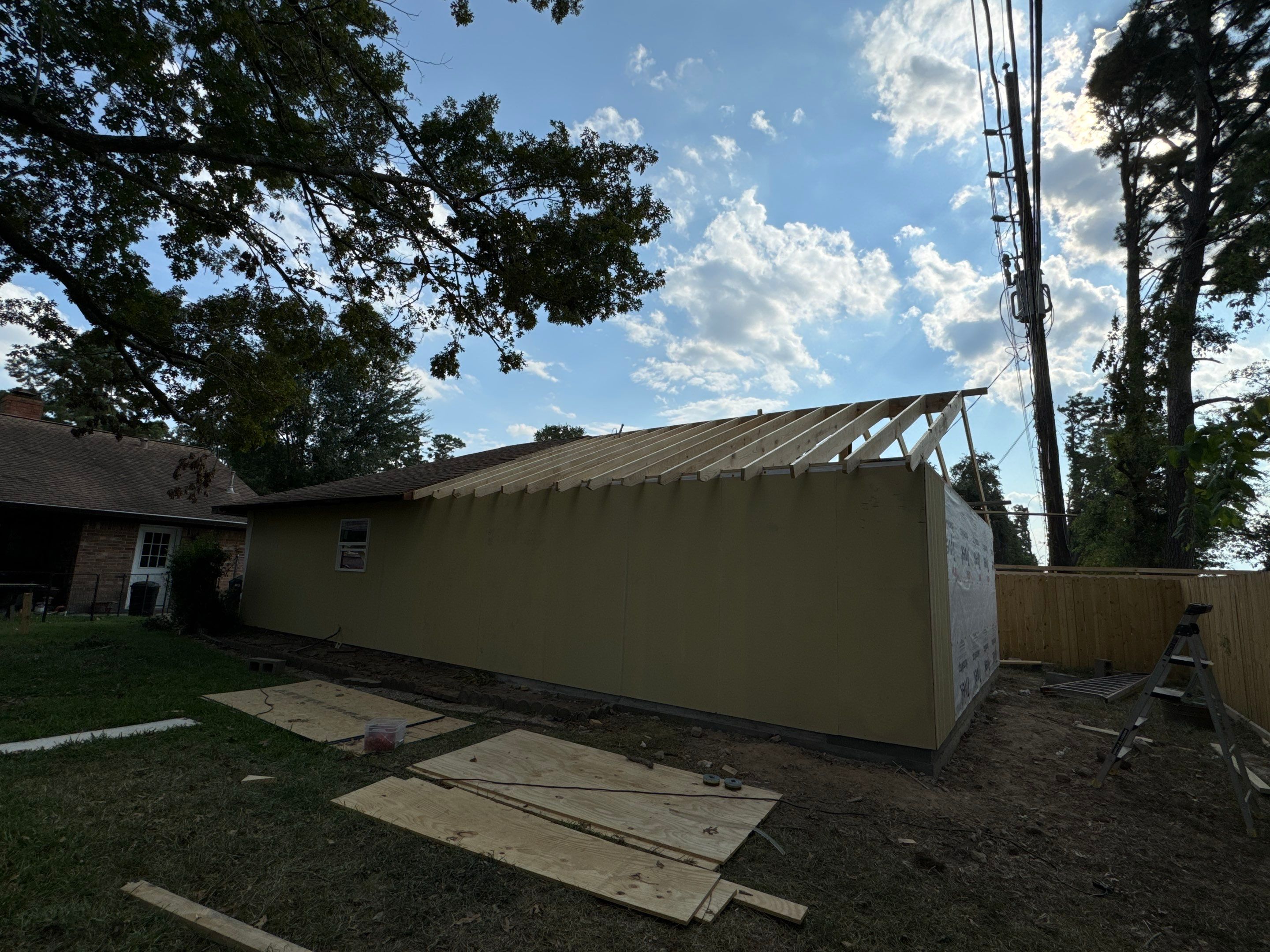 Custom Detached Studio Construction and Interior Finishing in Spring by Rolling Nations