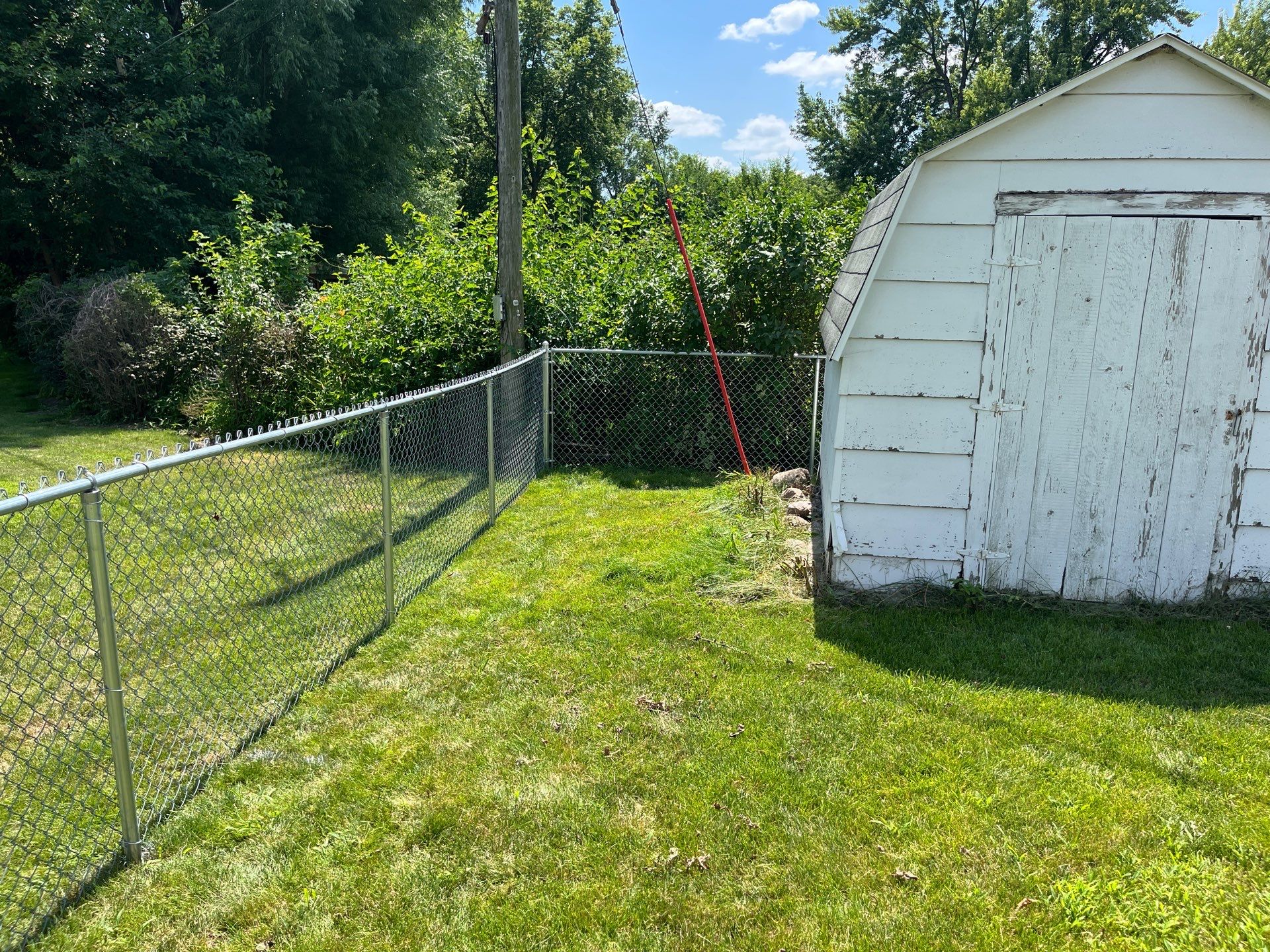 Residential Chain Link Fence Installation in Elk Run Heights by Perfect Picket Fence and Stain