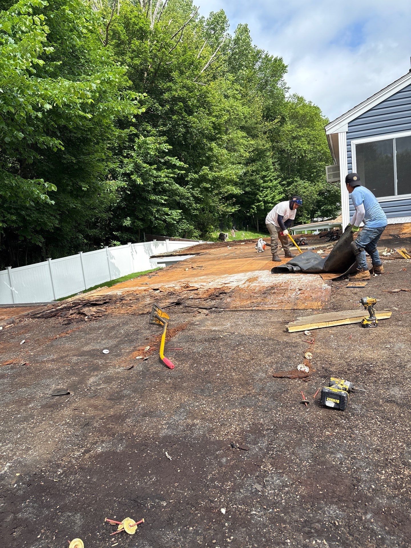 EPDM Flat Roof Installation + Seamless Gutter Upgrade by Mighty Dog Roofing of Greater Middlesex County