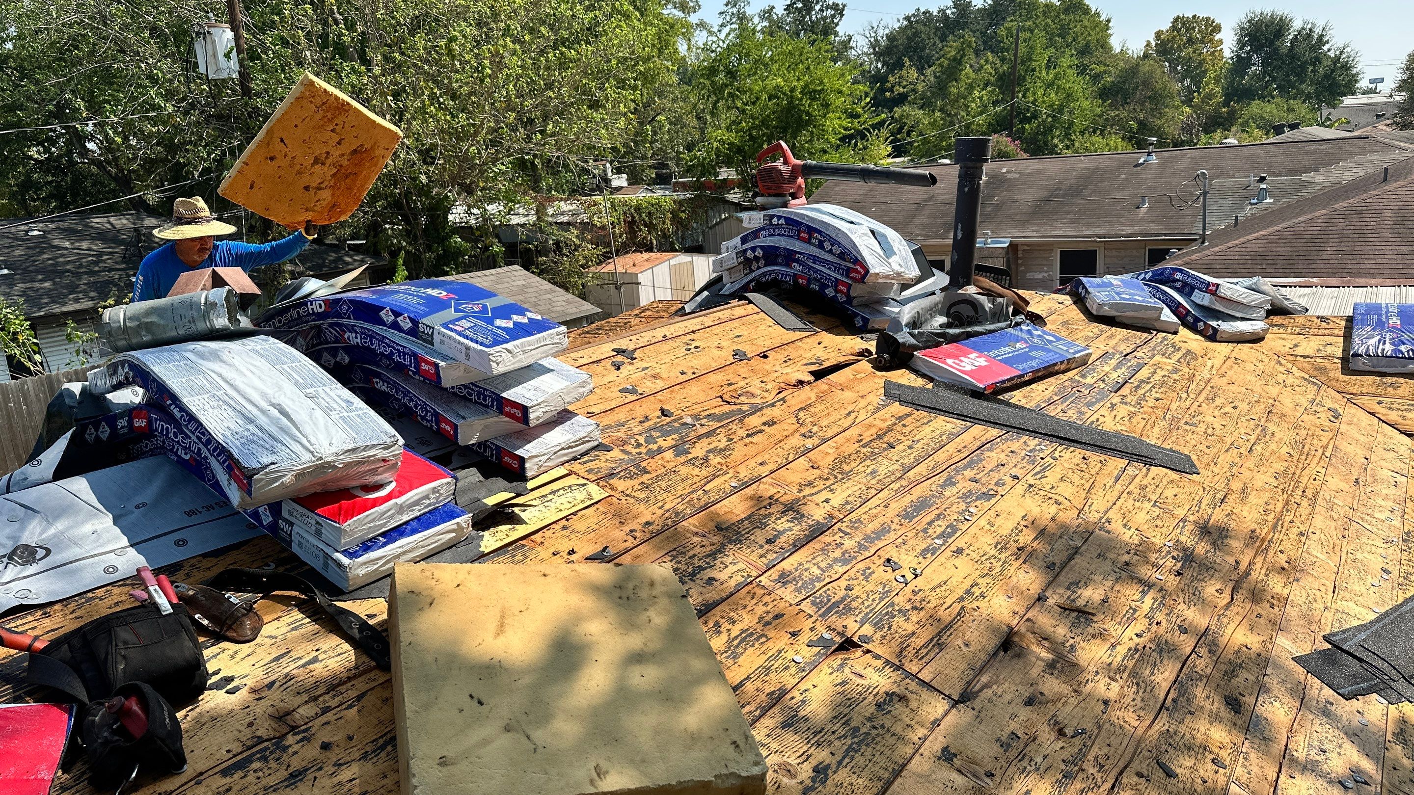 Full Re-Deck & Shingle Roof Replacement — Houston, TX by PL Roofing & SB Roofing, LLC.