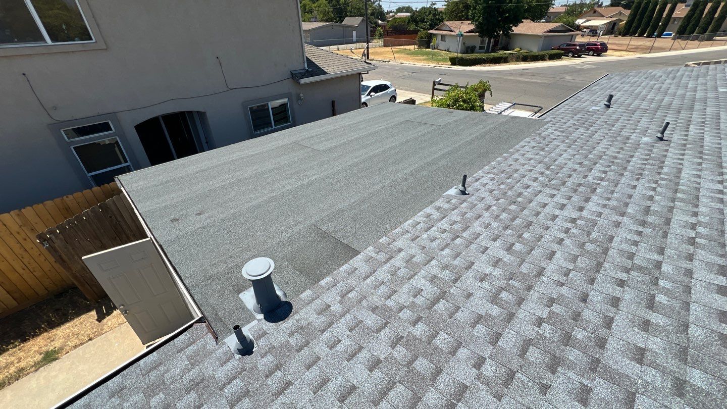 Residential Roofing Installation using GAF HDZ Reflector Series Stone Gray Roof System by Roof Improve