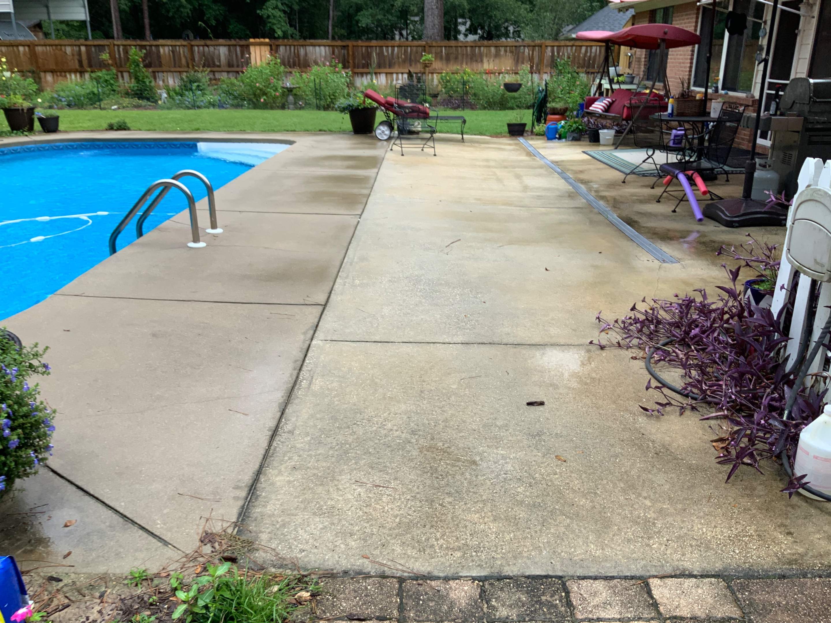 Bob's Beautiful Pool by Deese Elite Concrete Coatings