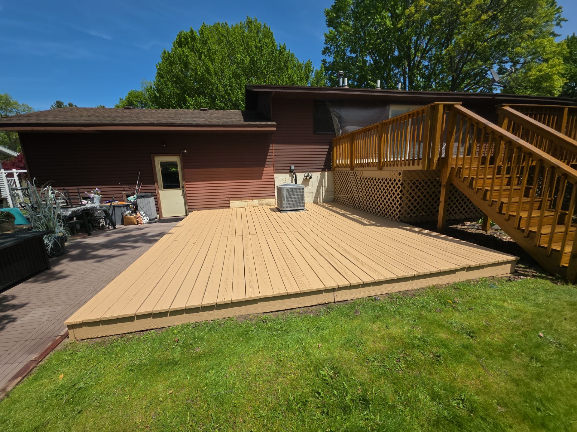 Deck Staining Project Completed in Muskegon, Michigan 49444 by Gordon Painting