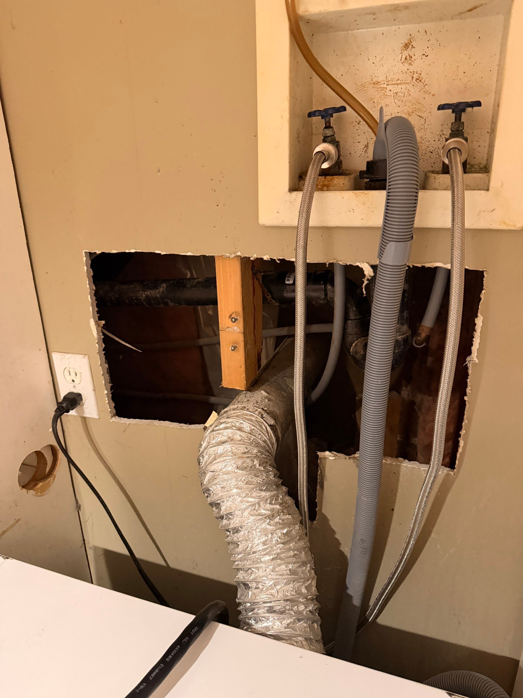 Wall Repair & Patching After Plumbing Leak Access by YVR Construction Group