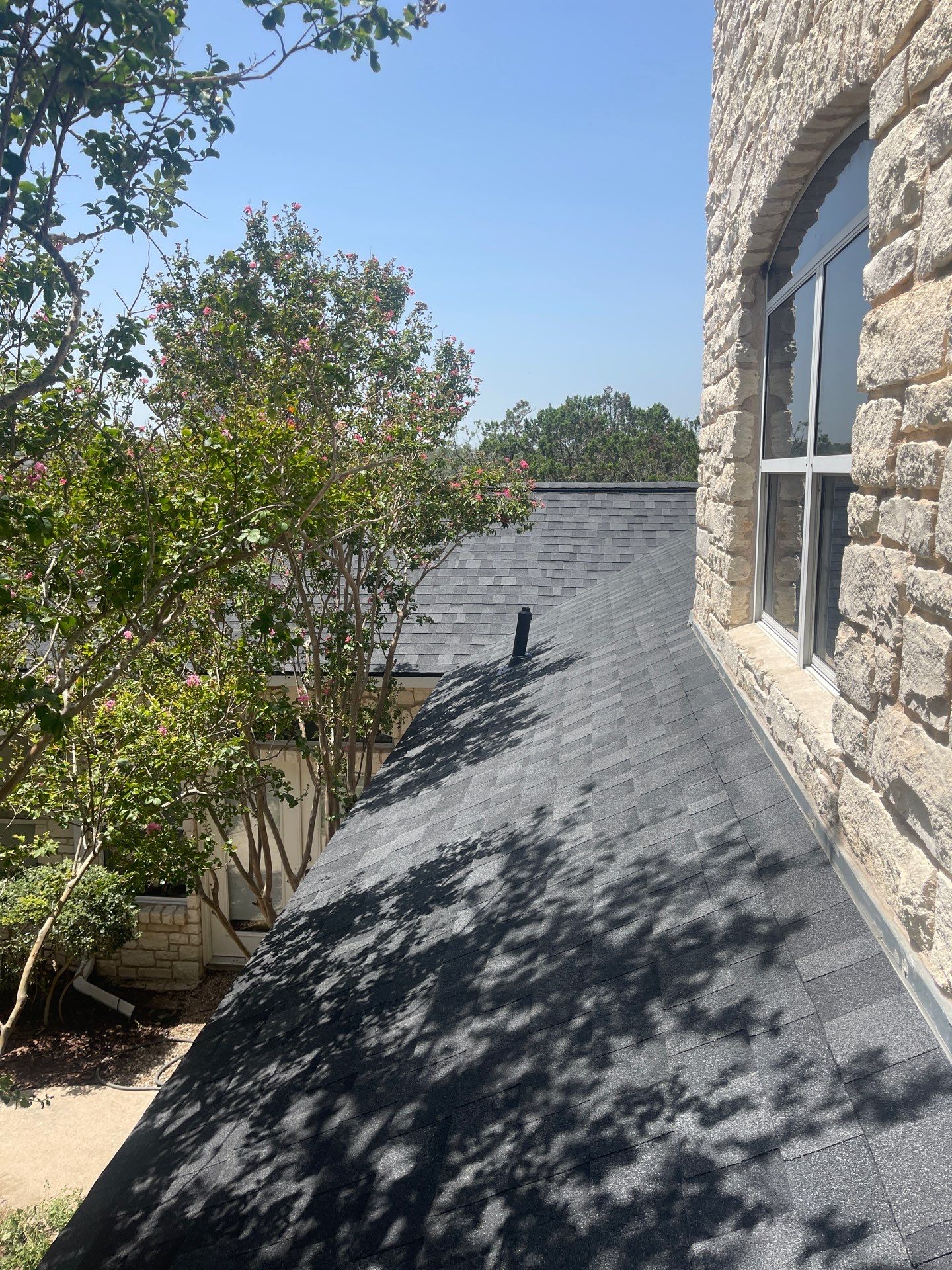 Residential Roofing Installation using IKO Nordic Granite Black by DeZign Roofing & Exteriors