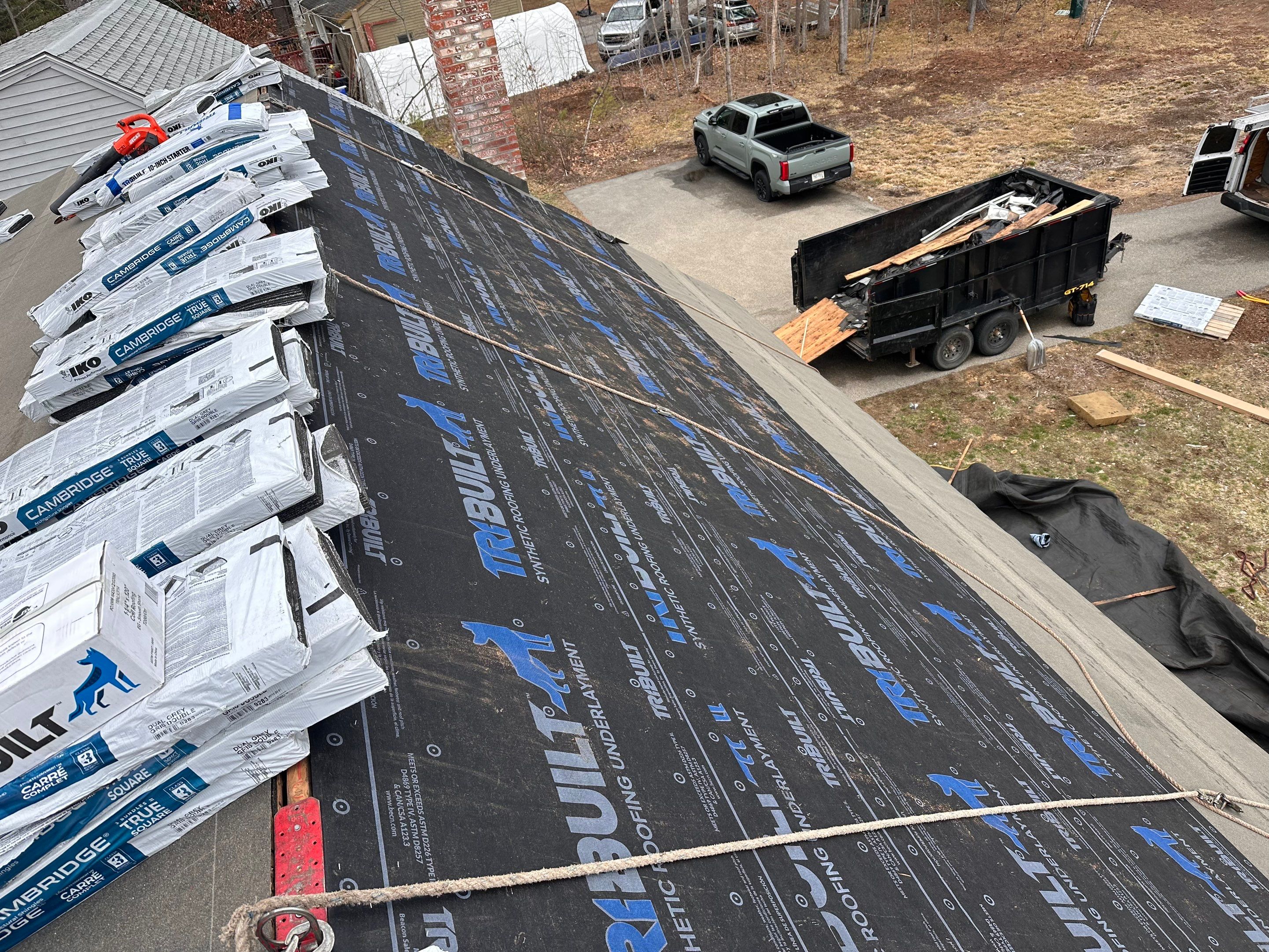 Residential Roof Replacement and IKO Cambridge Shingle Installation in Berwick by Tall pine roofing