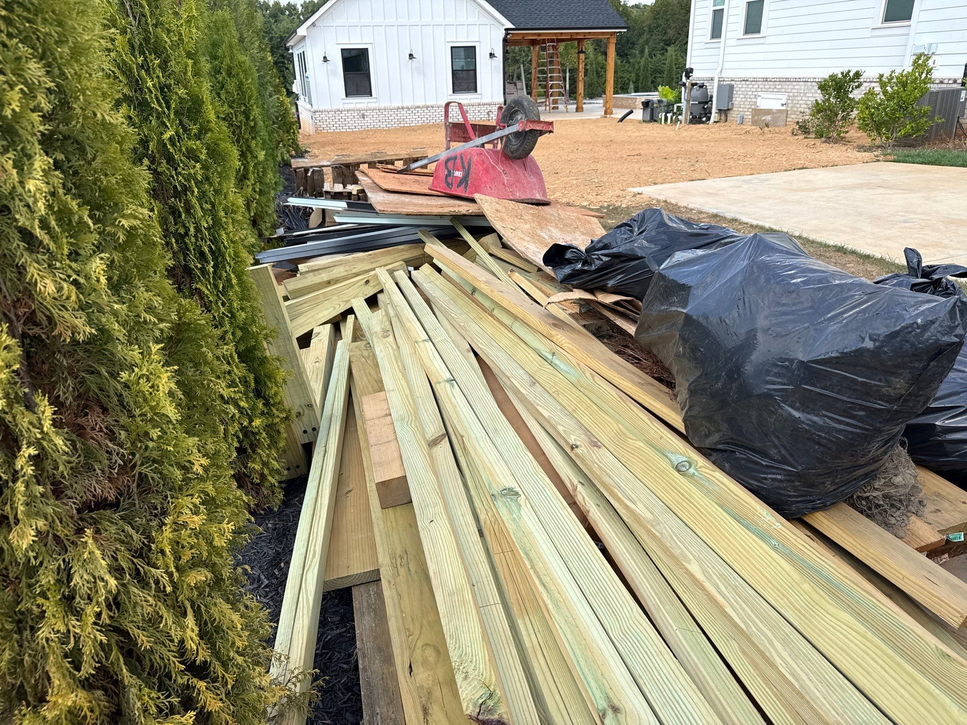 Project in Marvin by Badger Hauling