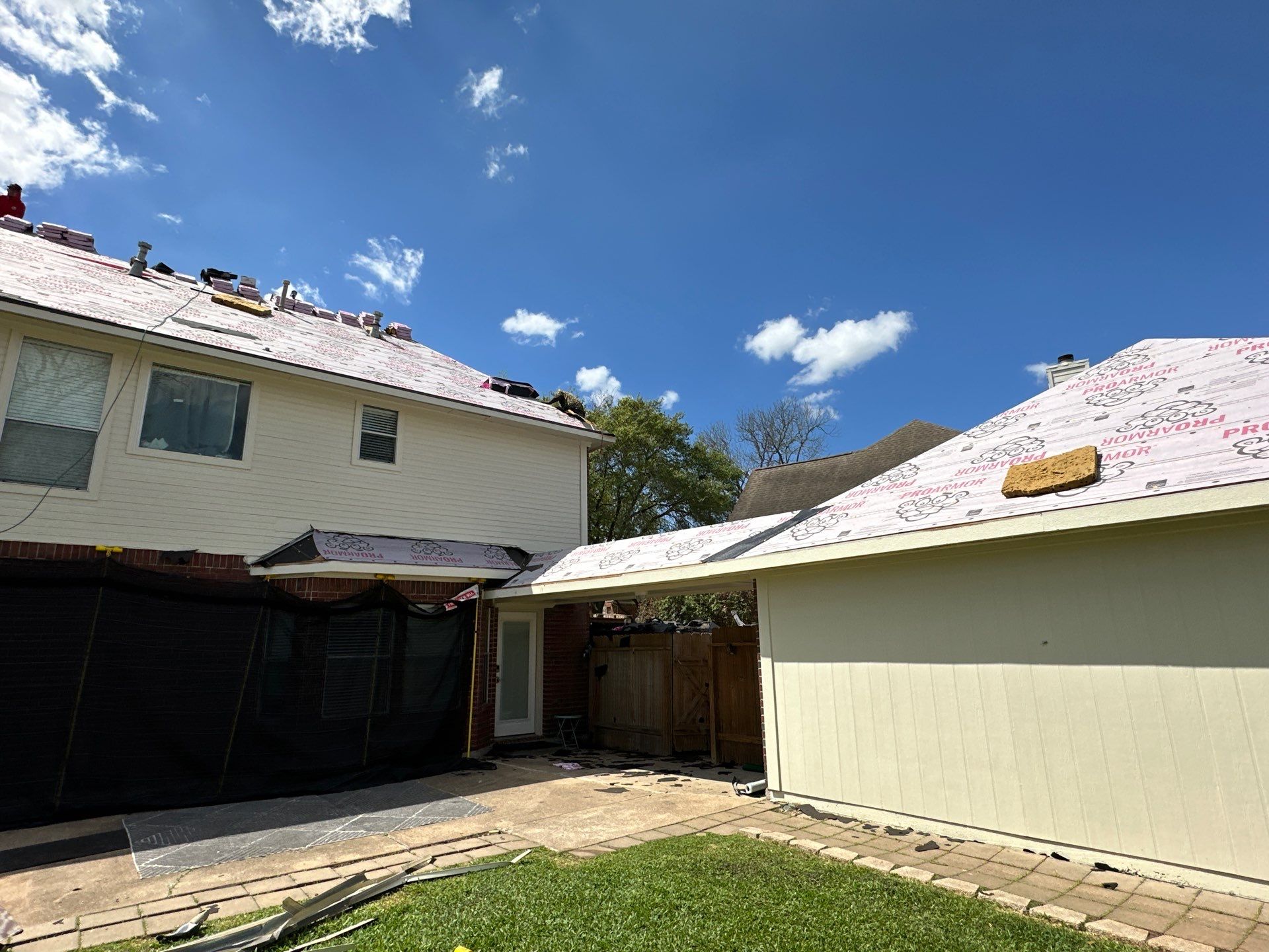Project in Sugar Land by Motion Roofing