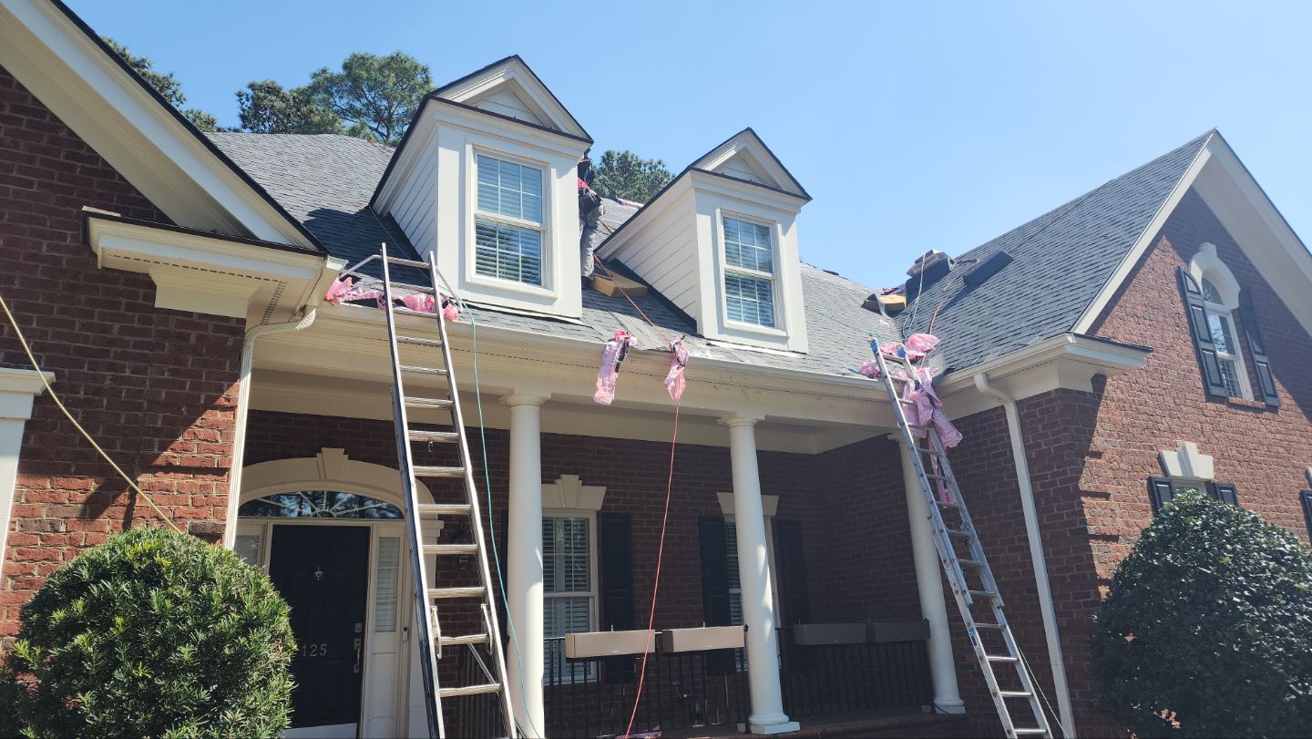 Residential Roofing Installation using Owens Corning Duration Estate Gray by Indigo State Roofing