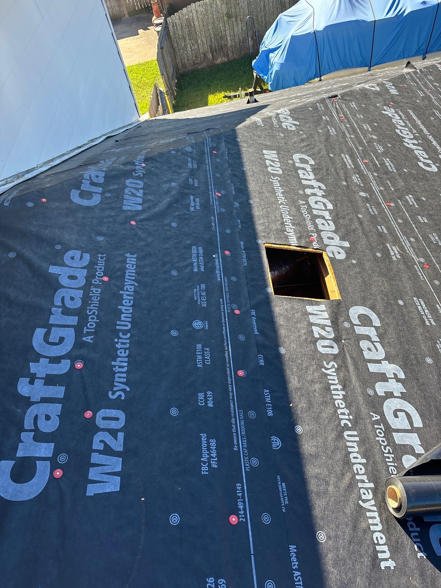 Residential Roofing Installation using Owen's Corning Duration (Lifetime) Shingles by Roof Repair Company