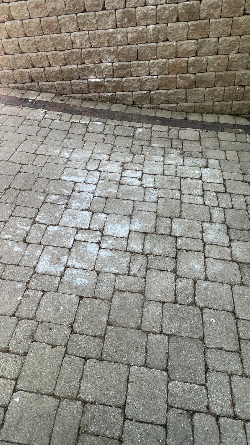 Glencoe, IL brick paver cleaning and stone cleaning by Northern Power Washing LLC.