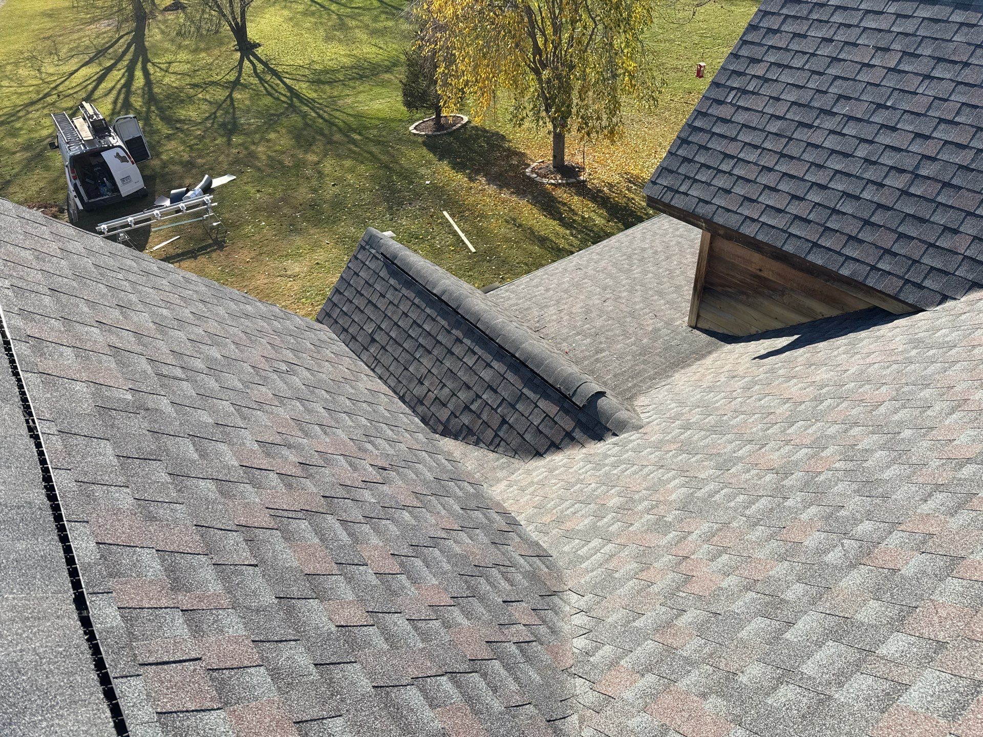 Residential Roofing Installation using Timberline HDZ Shingles - Williamsburg Slate by RoofX 