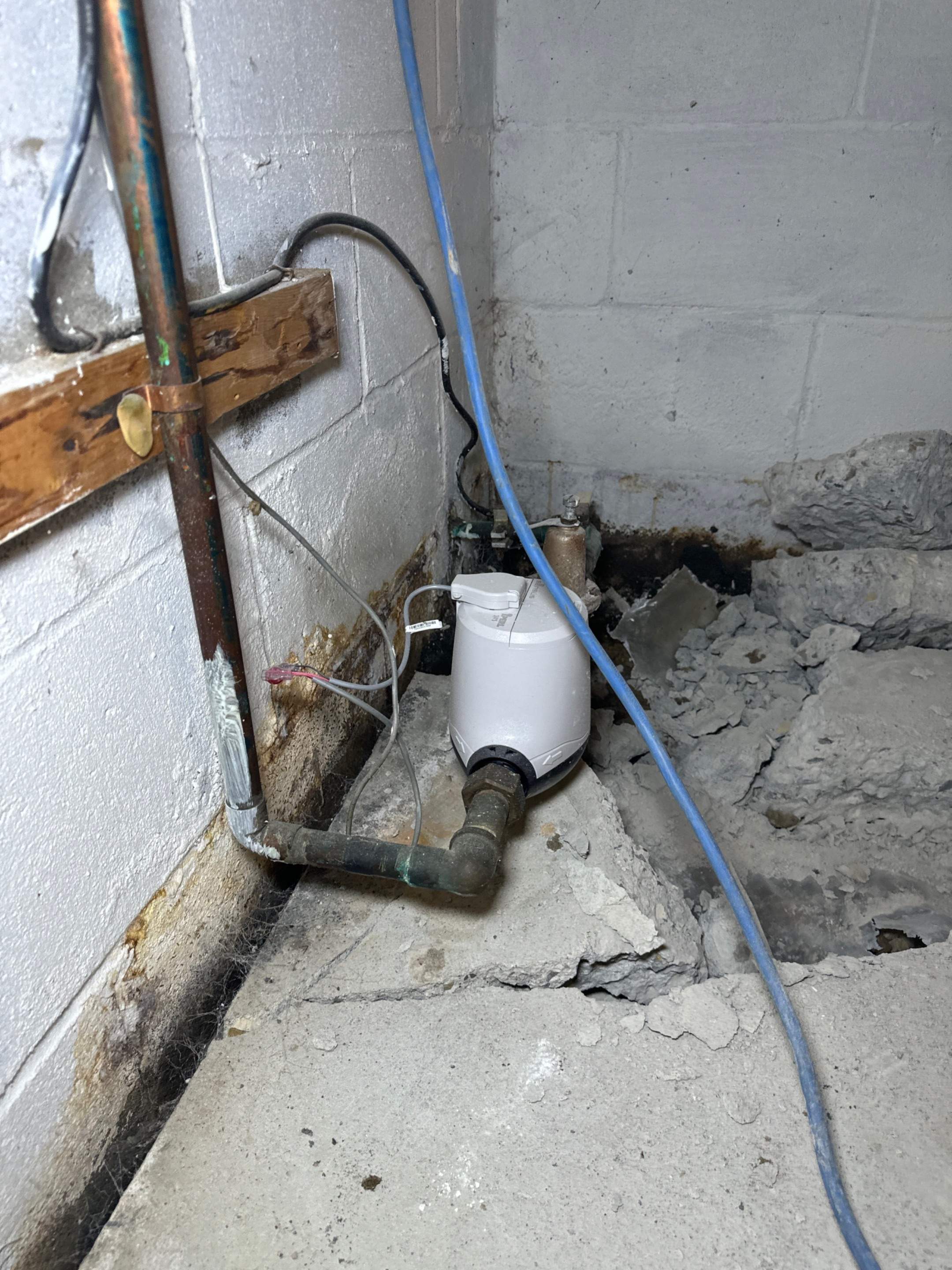 Interior French Drain in Mountain Lakes, NJ by Pure Service Pro, LLC 