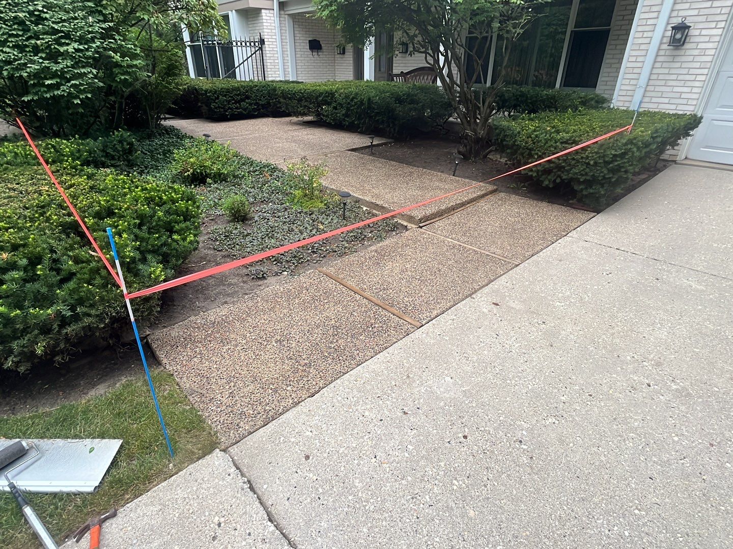 Aggregate concrete cleaning and sealing using Surebond SB-9000 by Northern Power Washing LLC.