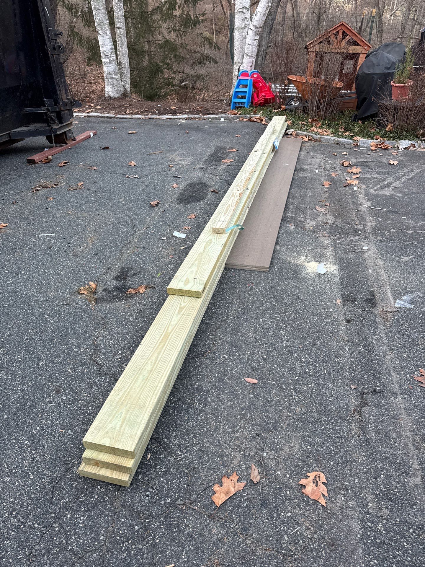 New Deck using Deckorators  decking and vinyl railings by deck guardian