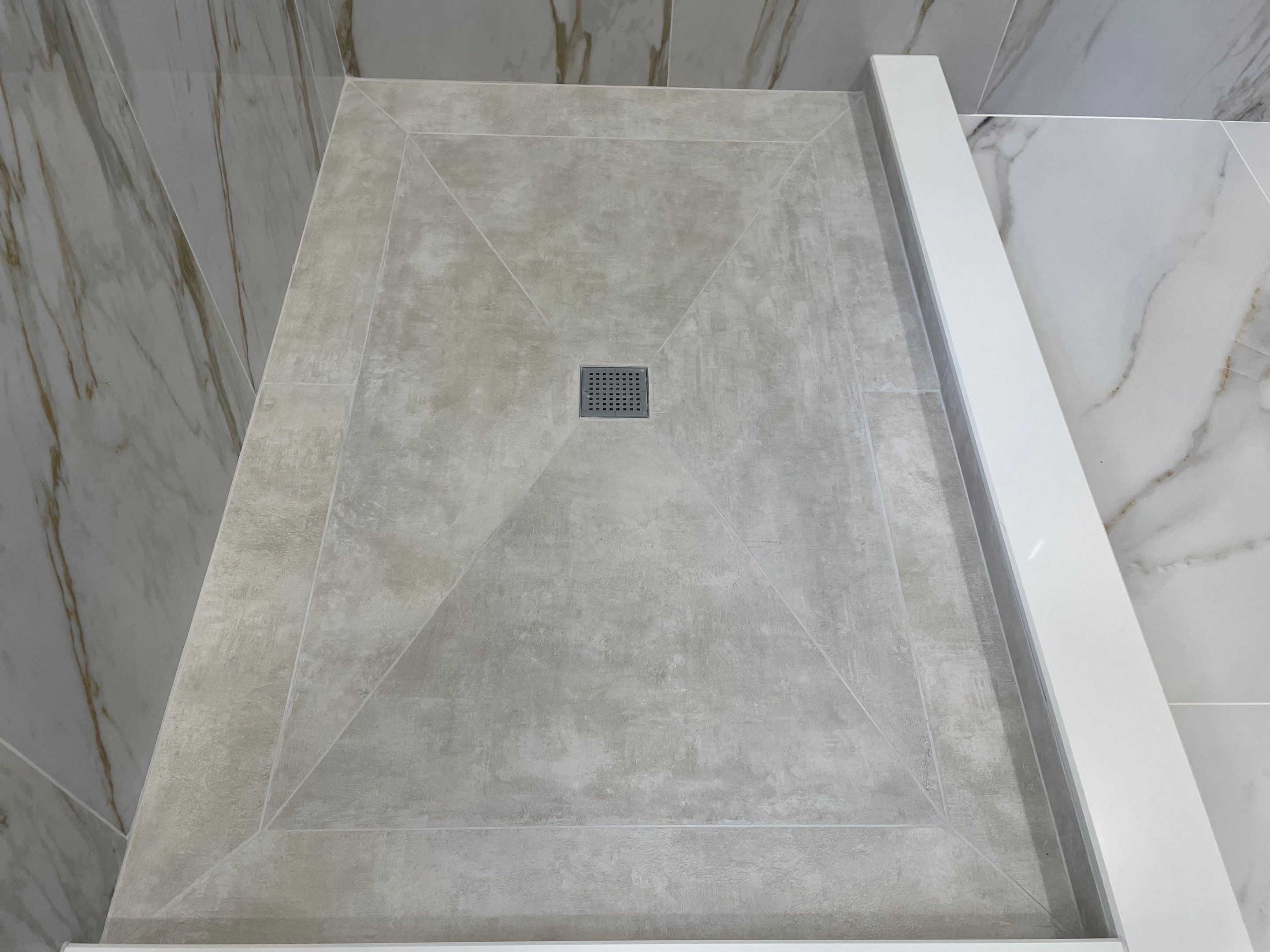 Bathroom Remodel using Tile by Home Concepts Construction