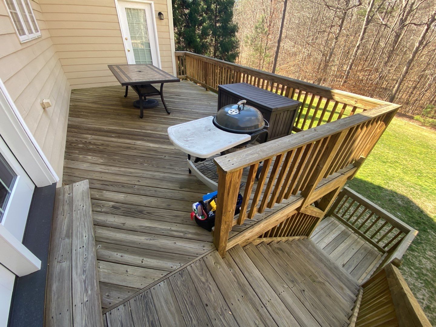 Weathered Deck using Wood Sealant by DuraSeal