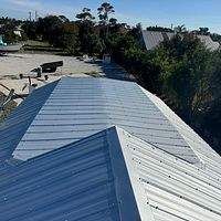 24ga 5V Crimp Mill Finish  by Total Roofing System The Metal Roof Experts