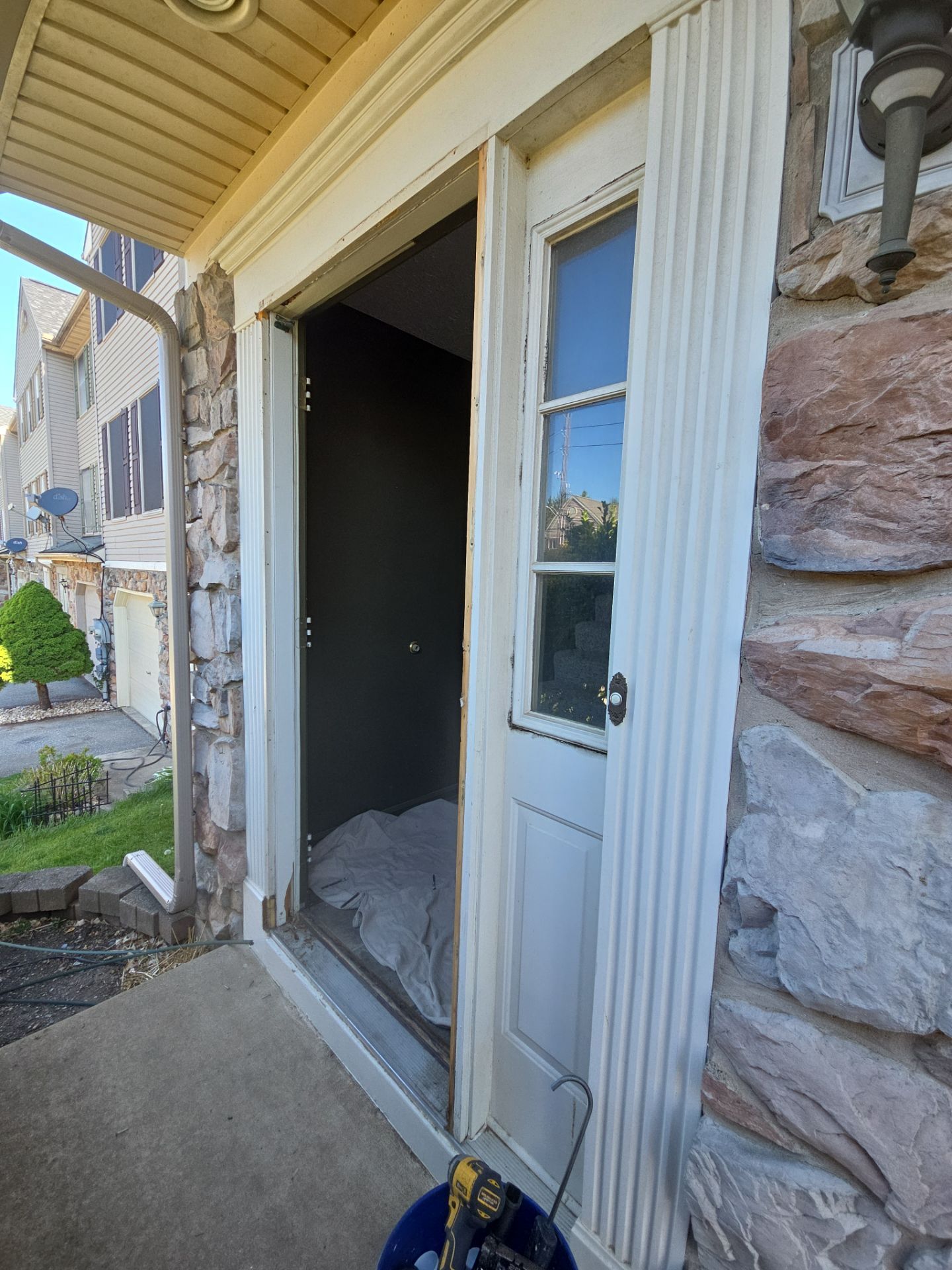 Door With Sidelite and Patio Door by Aspen Home Improvements